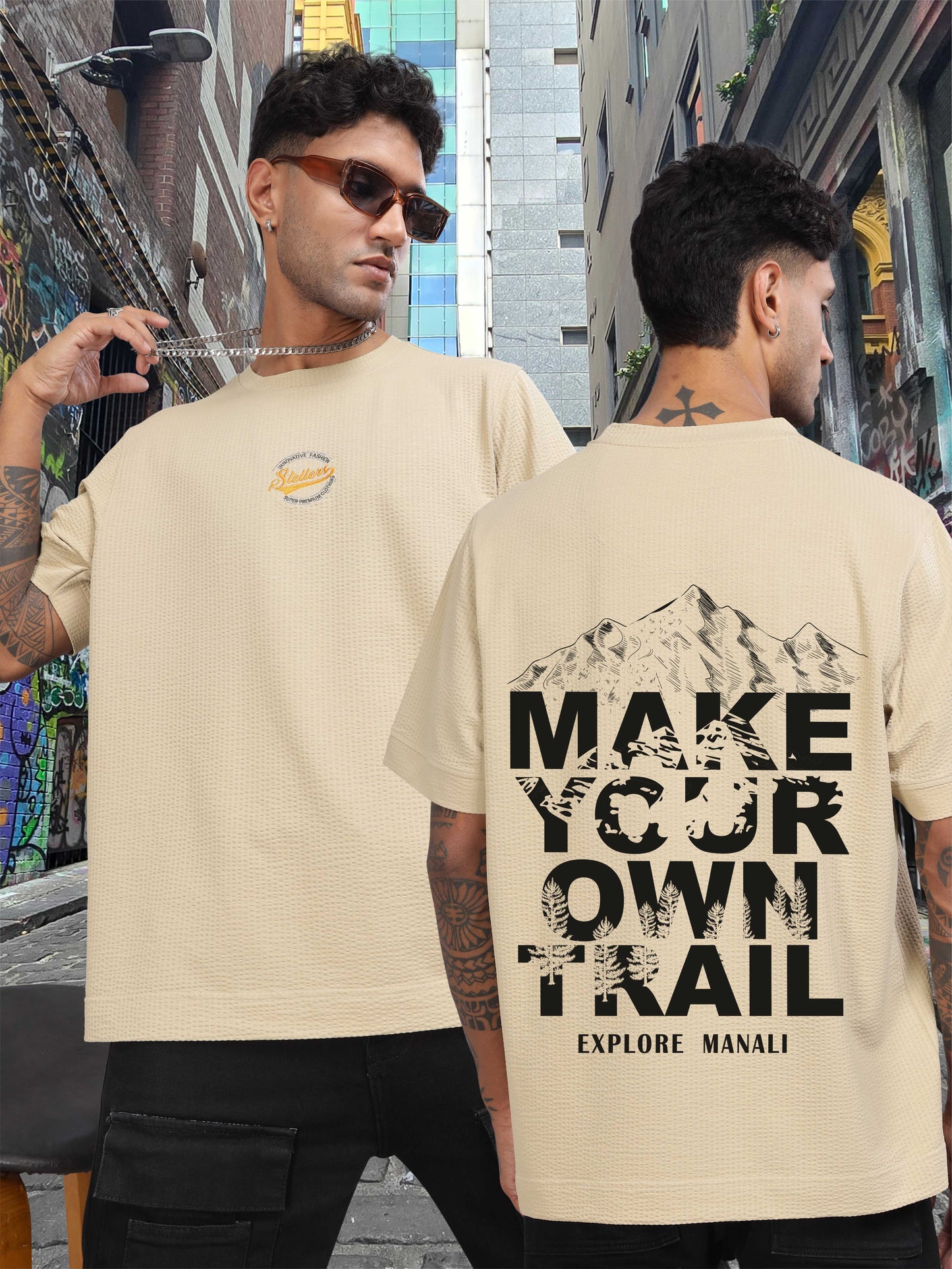 Beige Men’s Oversize T Shirt