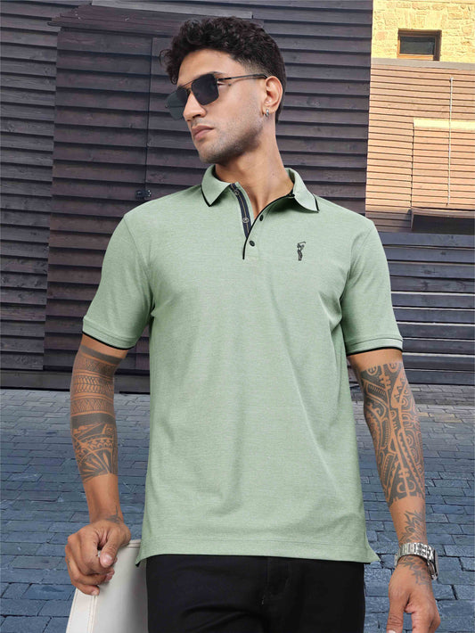Ocean Milange Men's Tipping Polo T Shirt