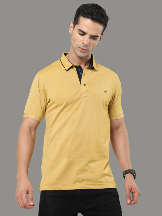 Mustard Men's Dropman Classic Polo T-Shirt