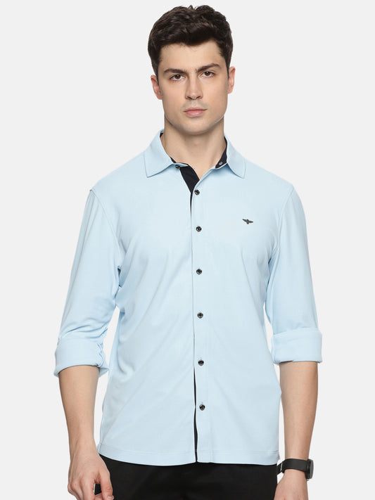 Ice Blue Men's Premium Nano-Dry Shirt