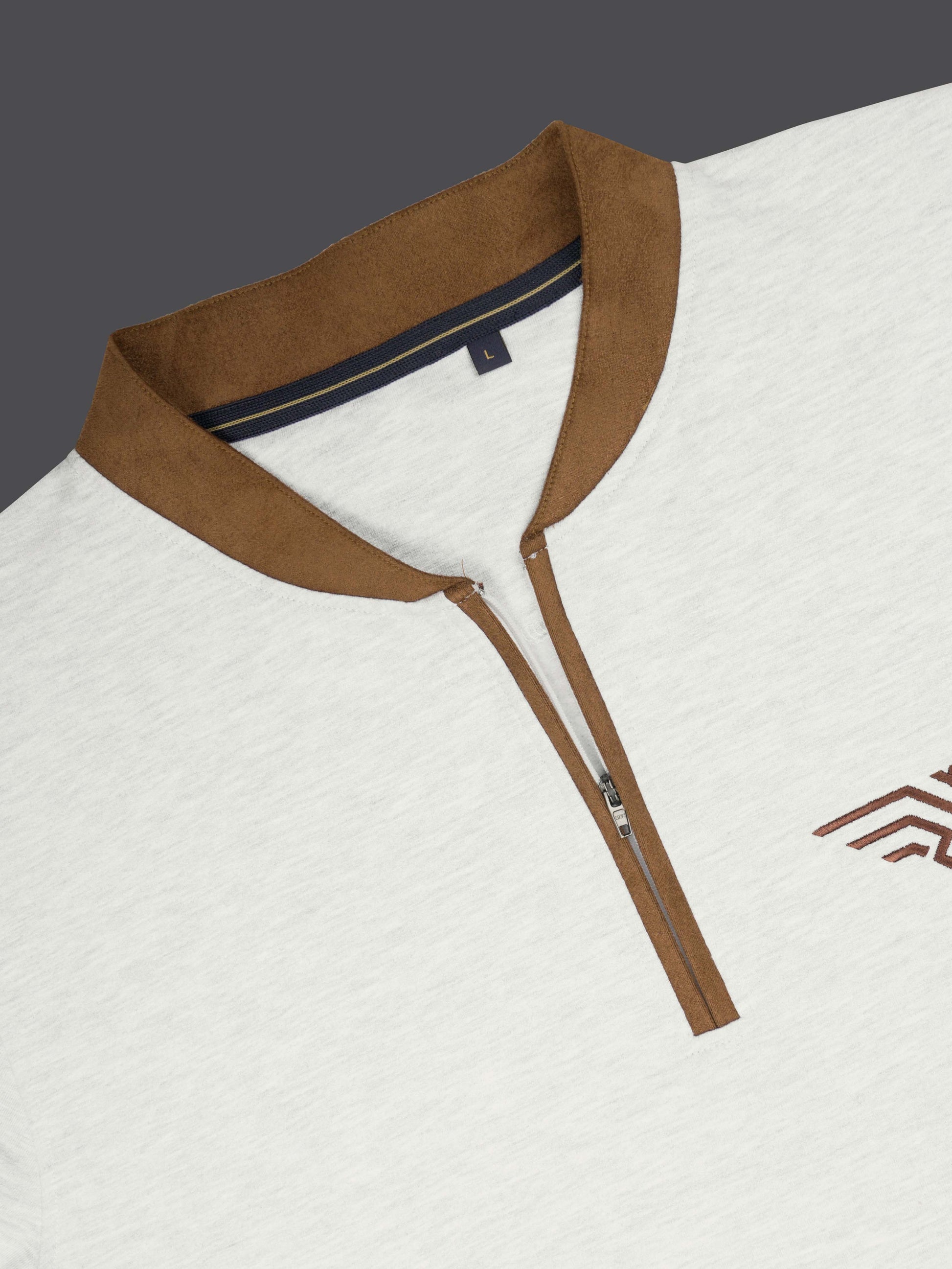 Chinese Collar Half Zipper Sweatshirt for Men