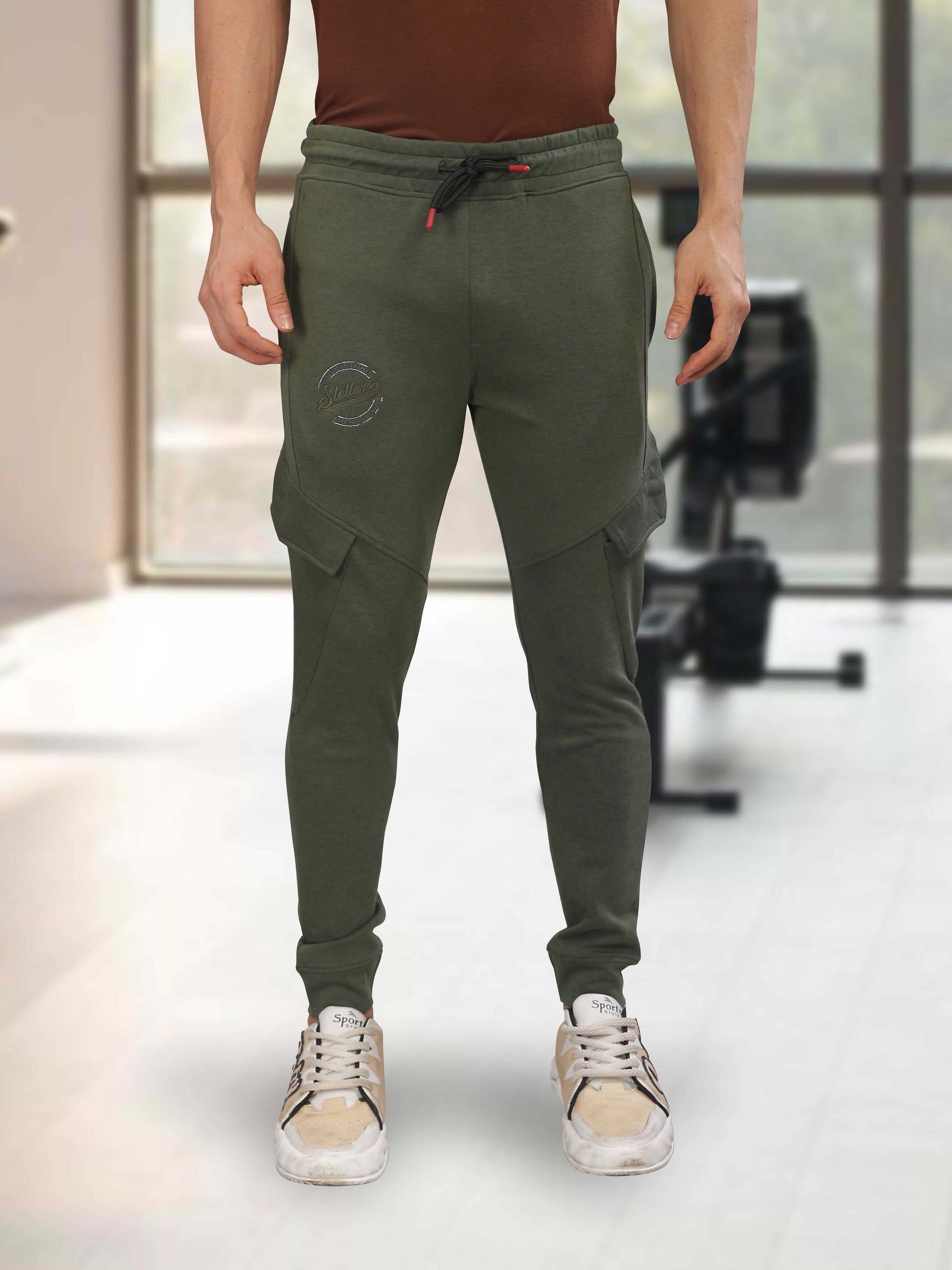 Olive Green Track Pant for Men
