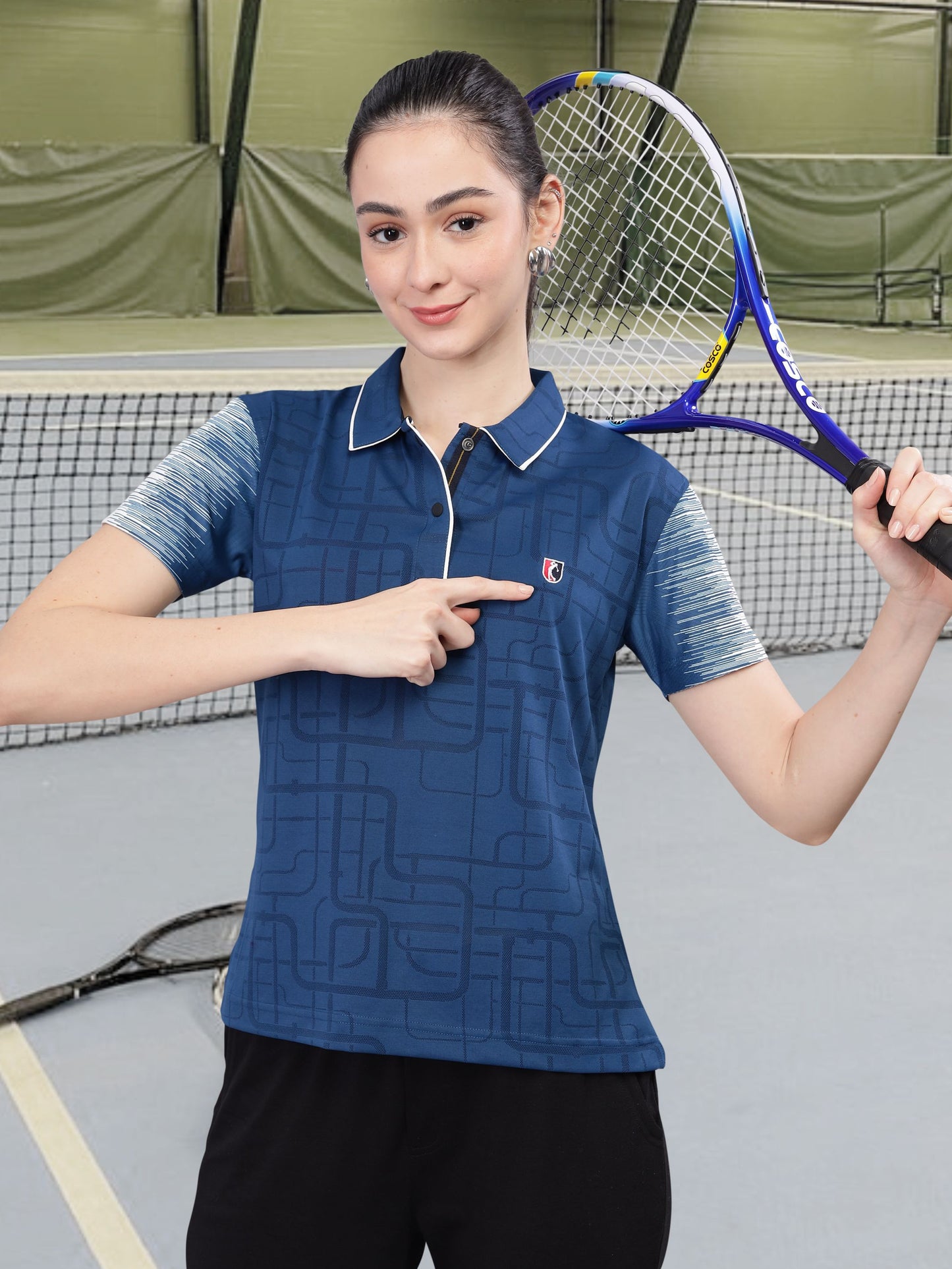 Blue Women's Sportswear T Shirt