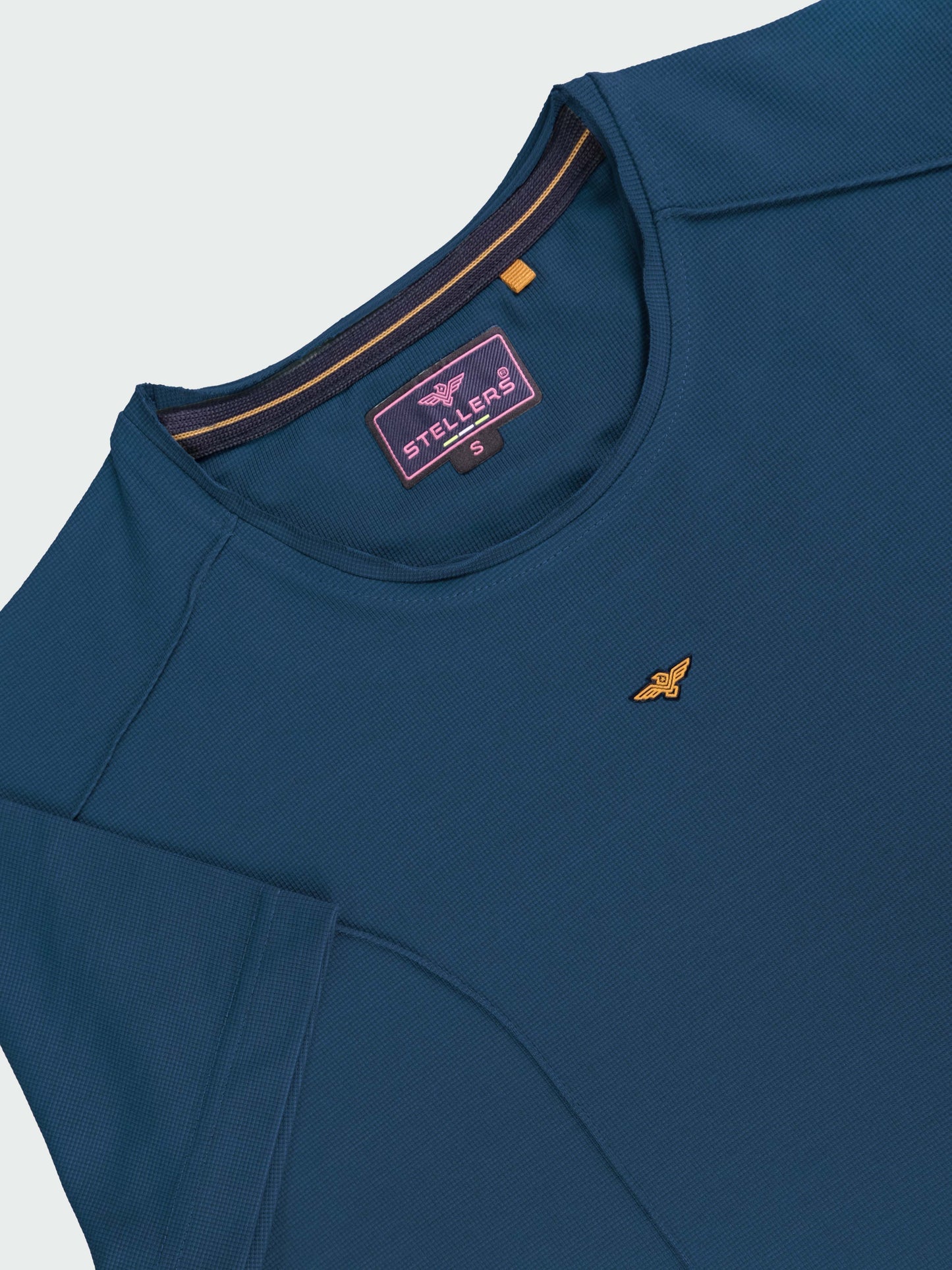 Women's Premium Cotton Crew Neck T-shirts - Teal Blue