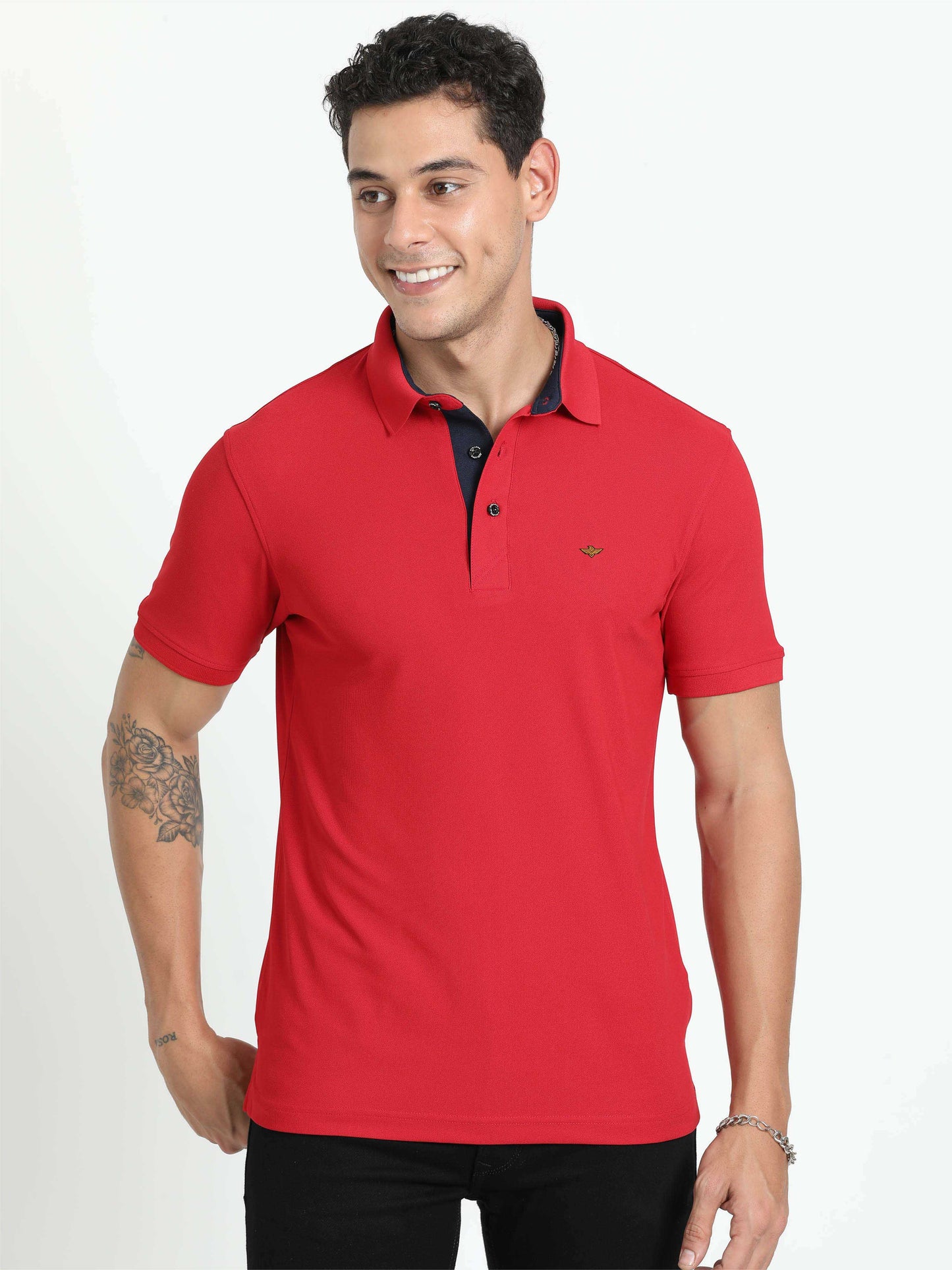 Red Premium Polo T Shirt for Men Online