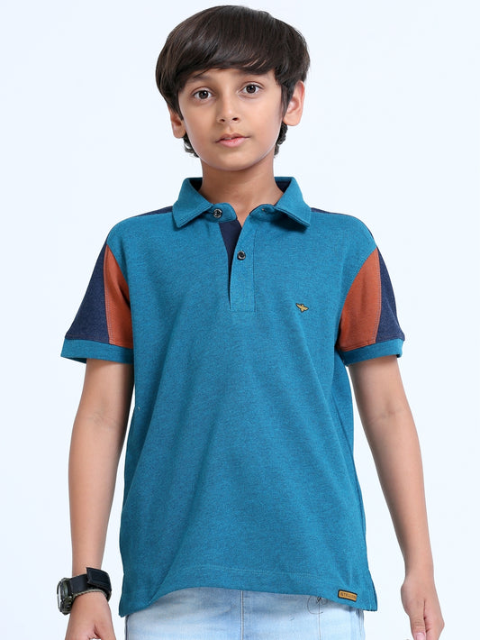 Jade Green Boy's ADC Polo T-Shirt
