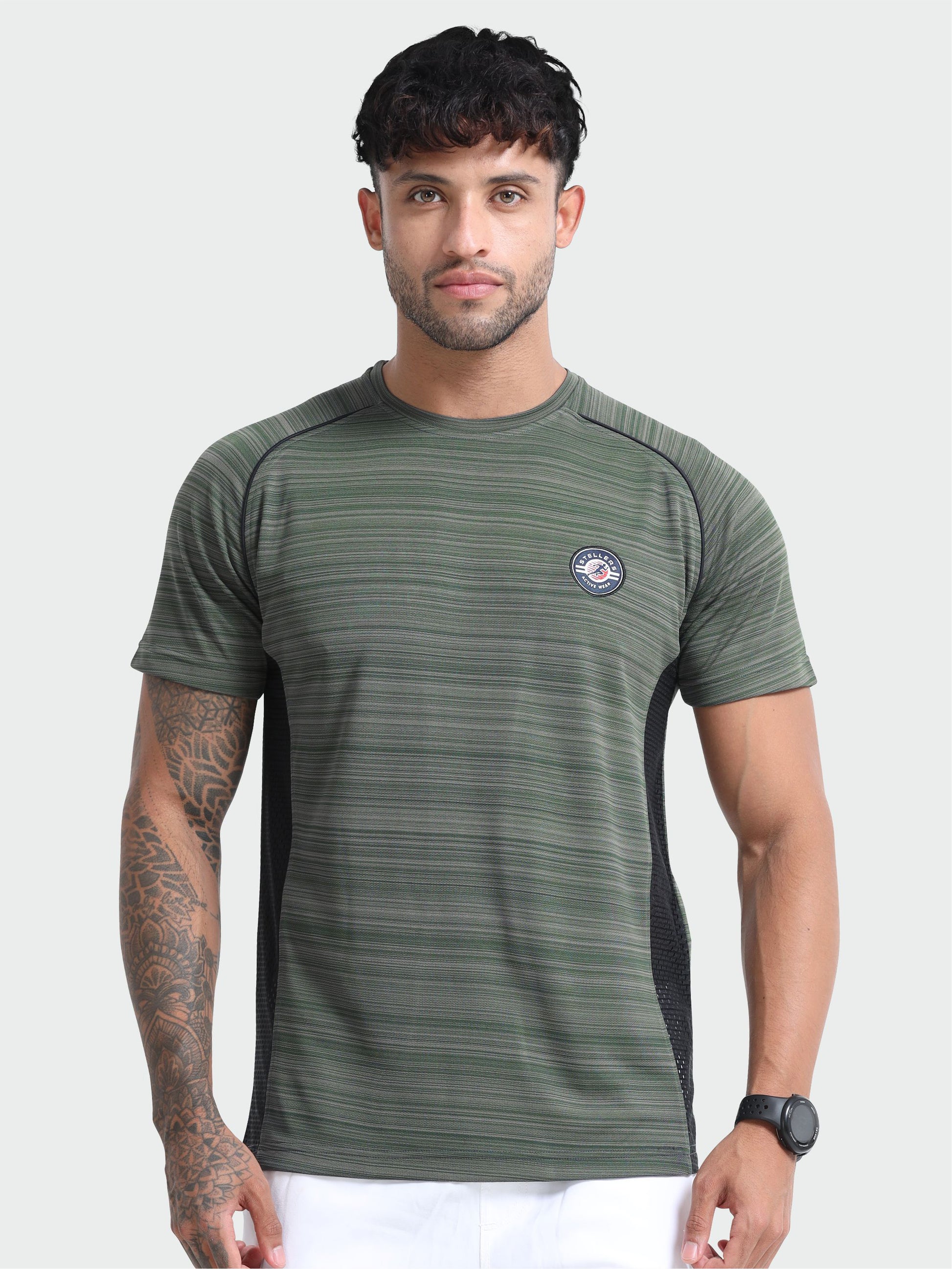 Olive Green Gym apparel for Men