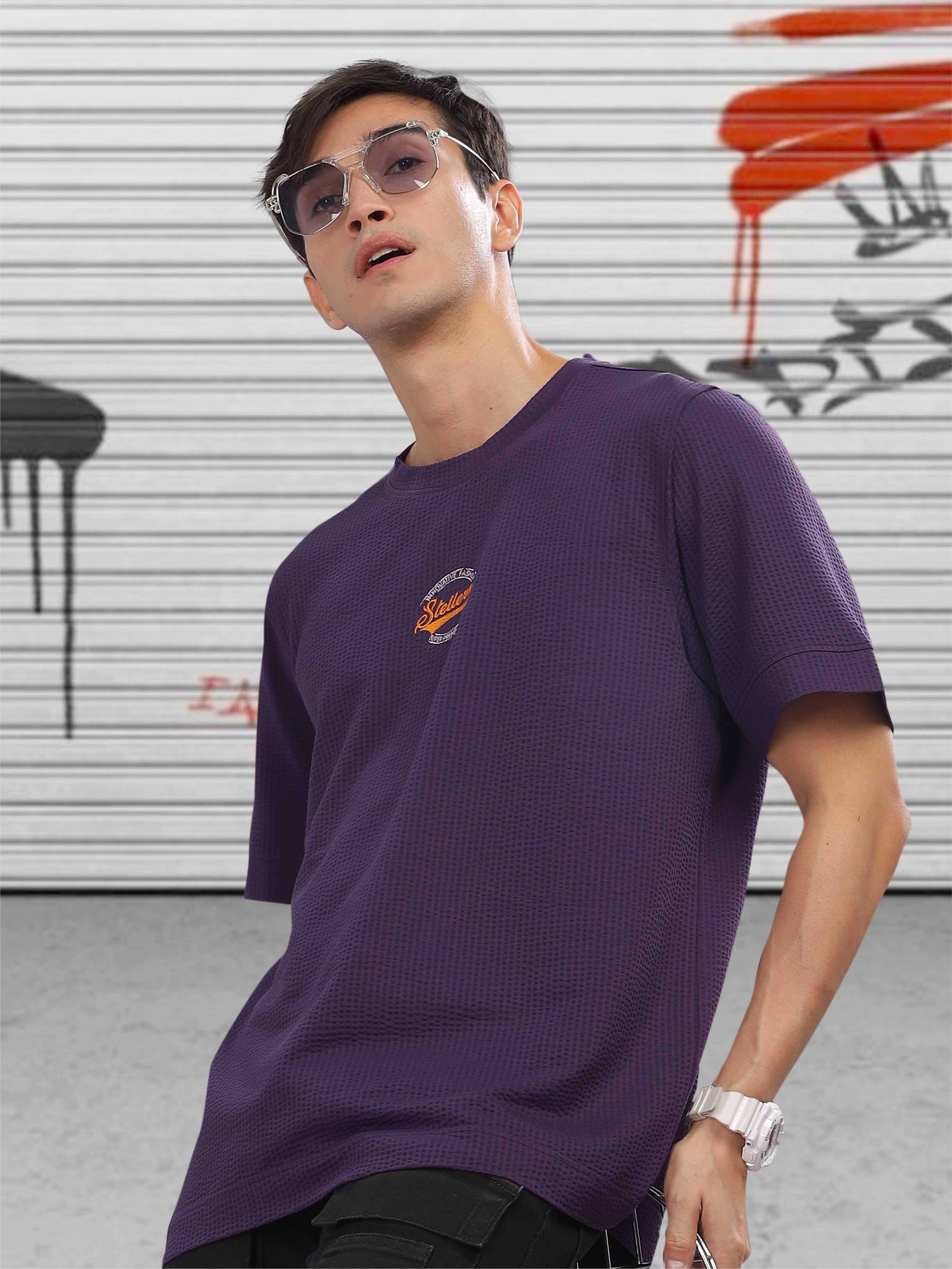 Black Currant Oversize T Shirt