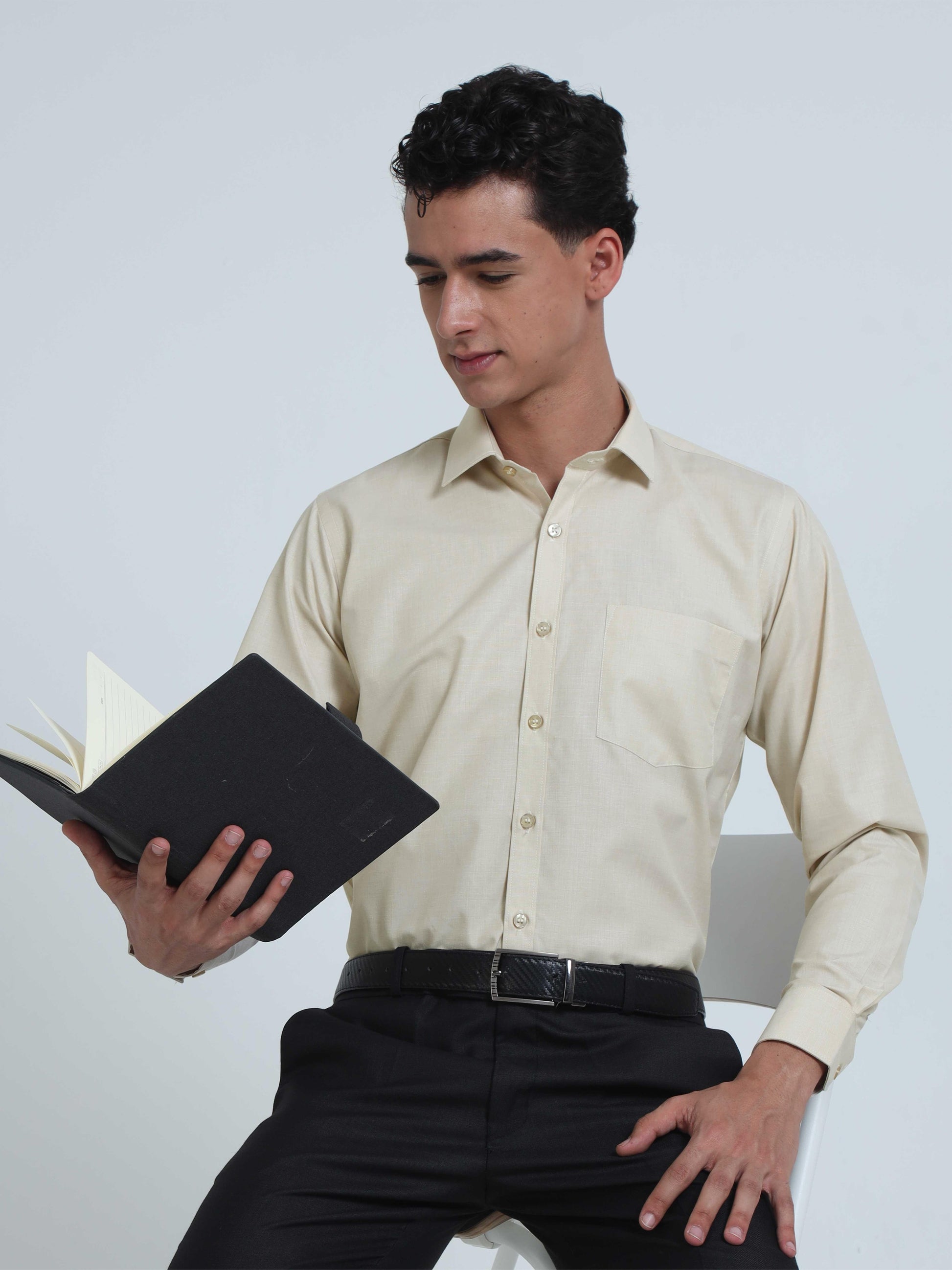 Fawn Filla Fill Formal Shirts for Men