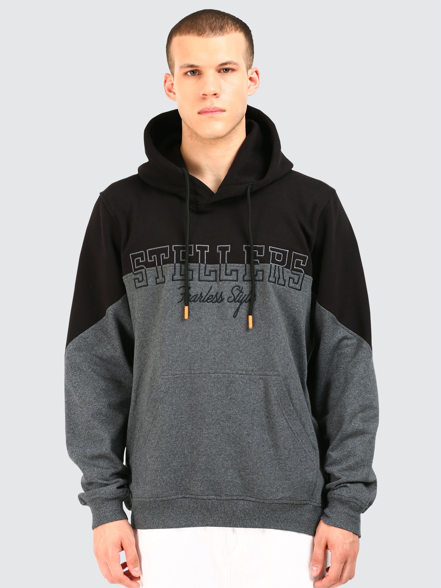 Men's Color-Blocked Oversized Hoodie