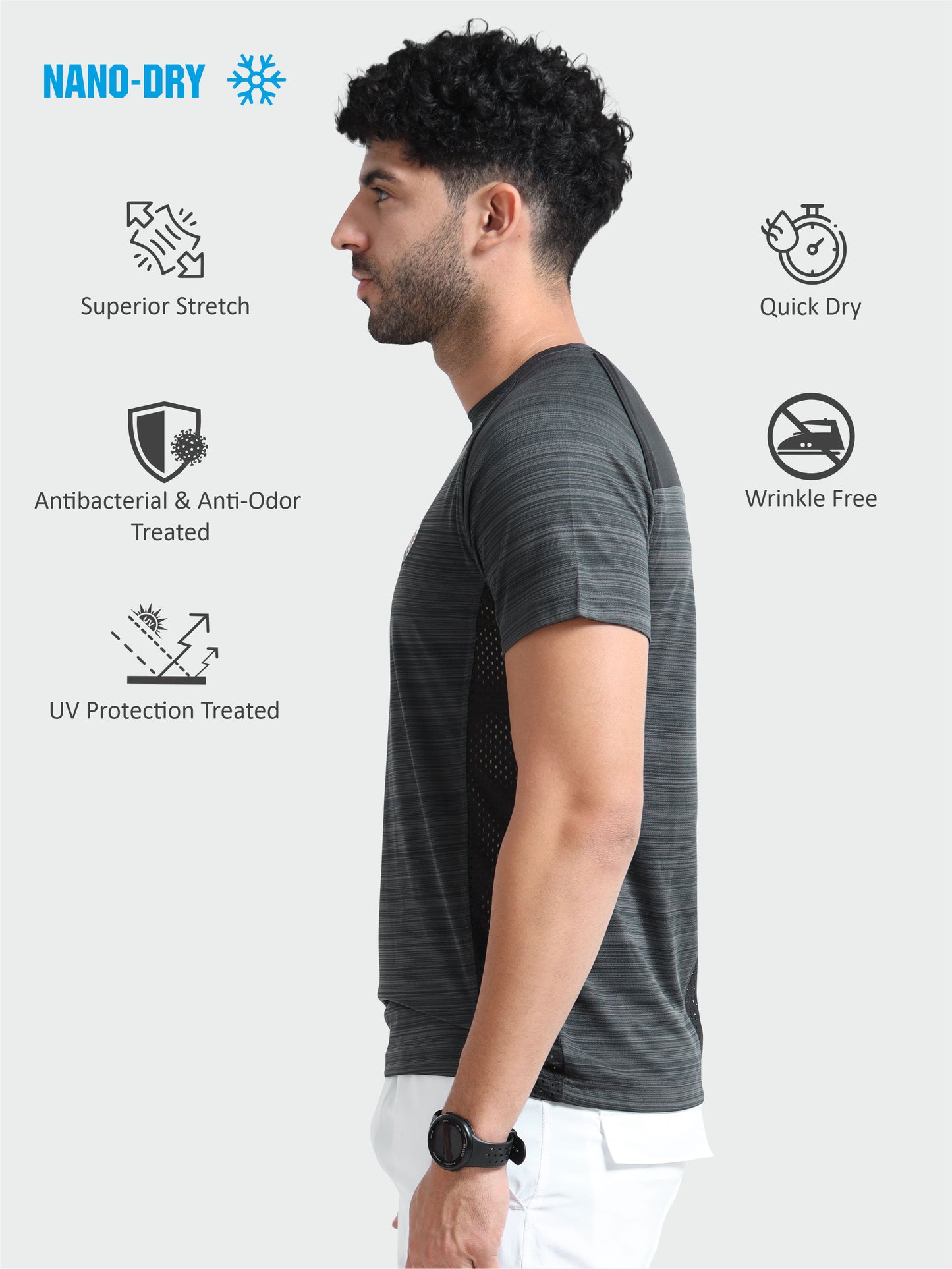 Grey Gym apparel for Men 