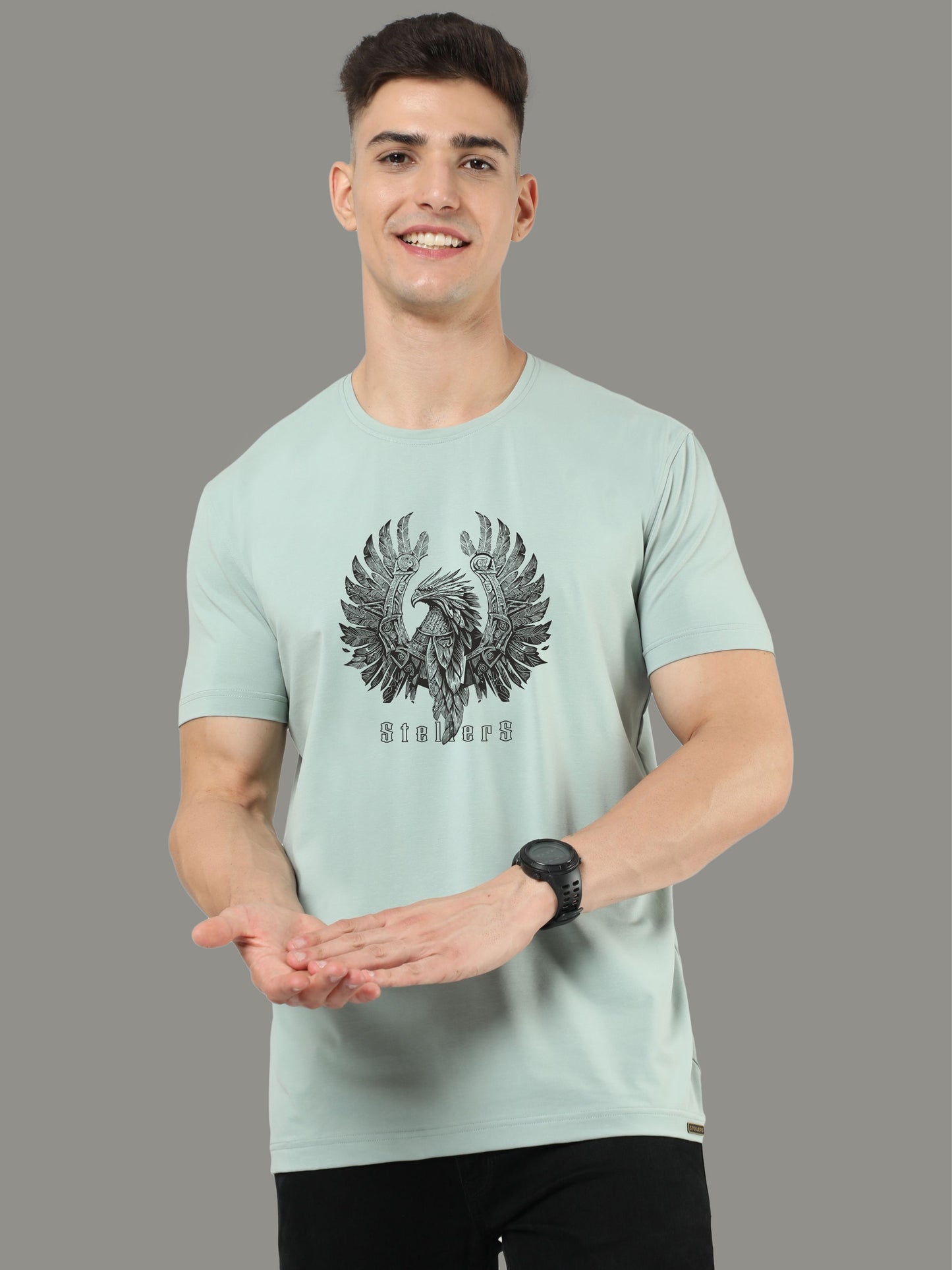 Ocean Green Men’s Crew Neck T Shirt - Round Neck T Shirts