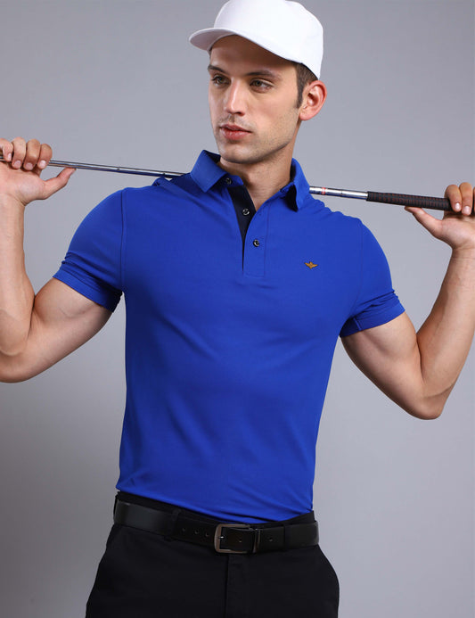Royal Blue Premium Polo T Shirt for Men