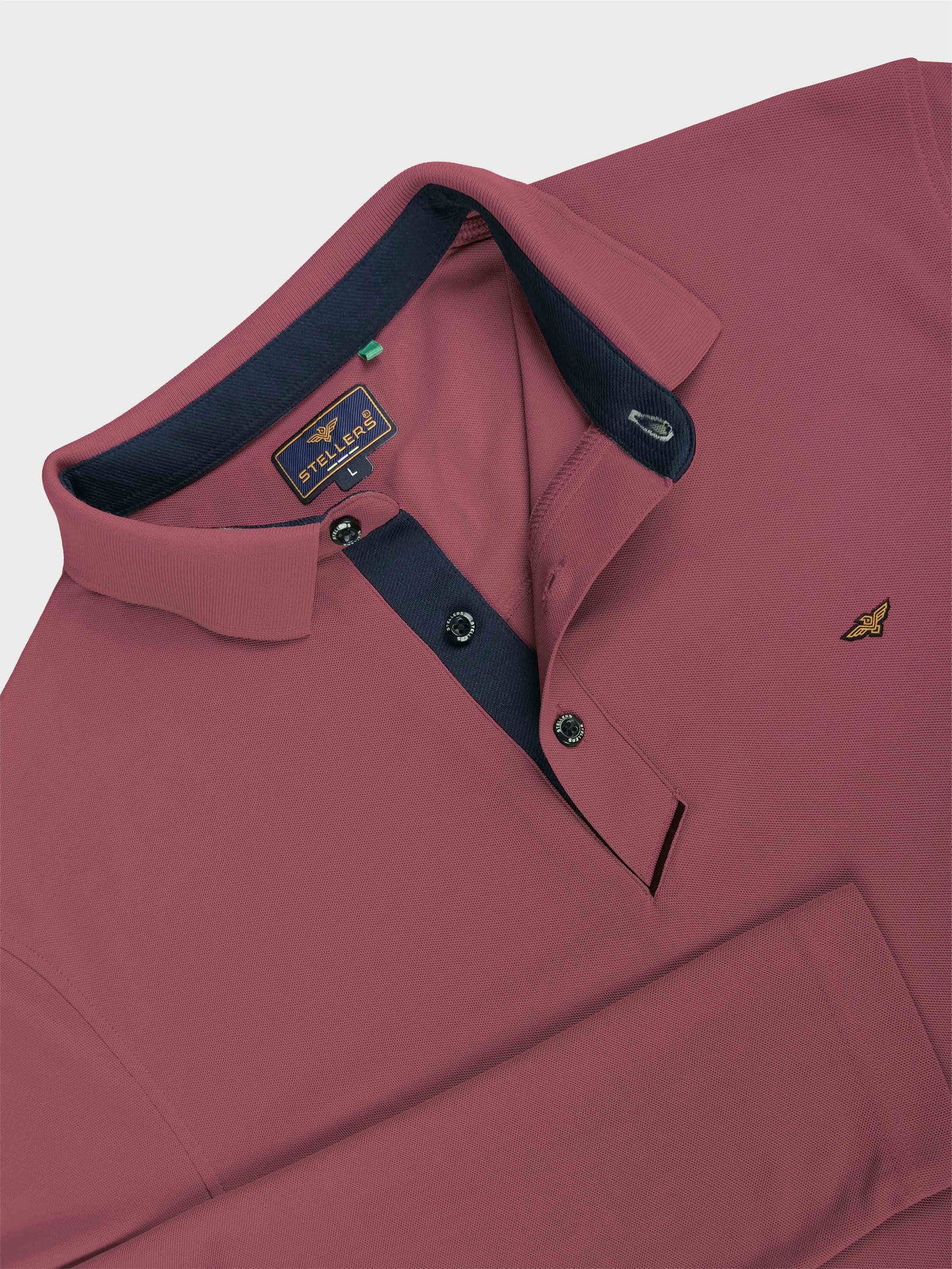 Men's Full Sleeve Polo T-Shirt | Feather Touch Feel | Odour Resistant | Wrinkle Free | Quick Dry | Stretchable | Anti-Static | UV Resistance |