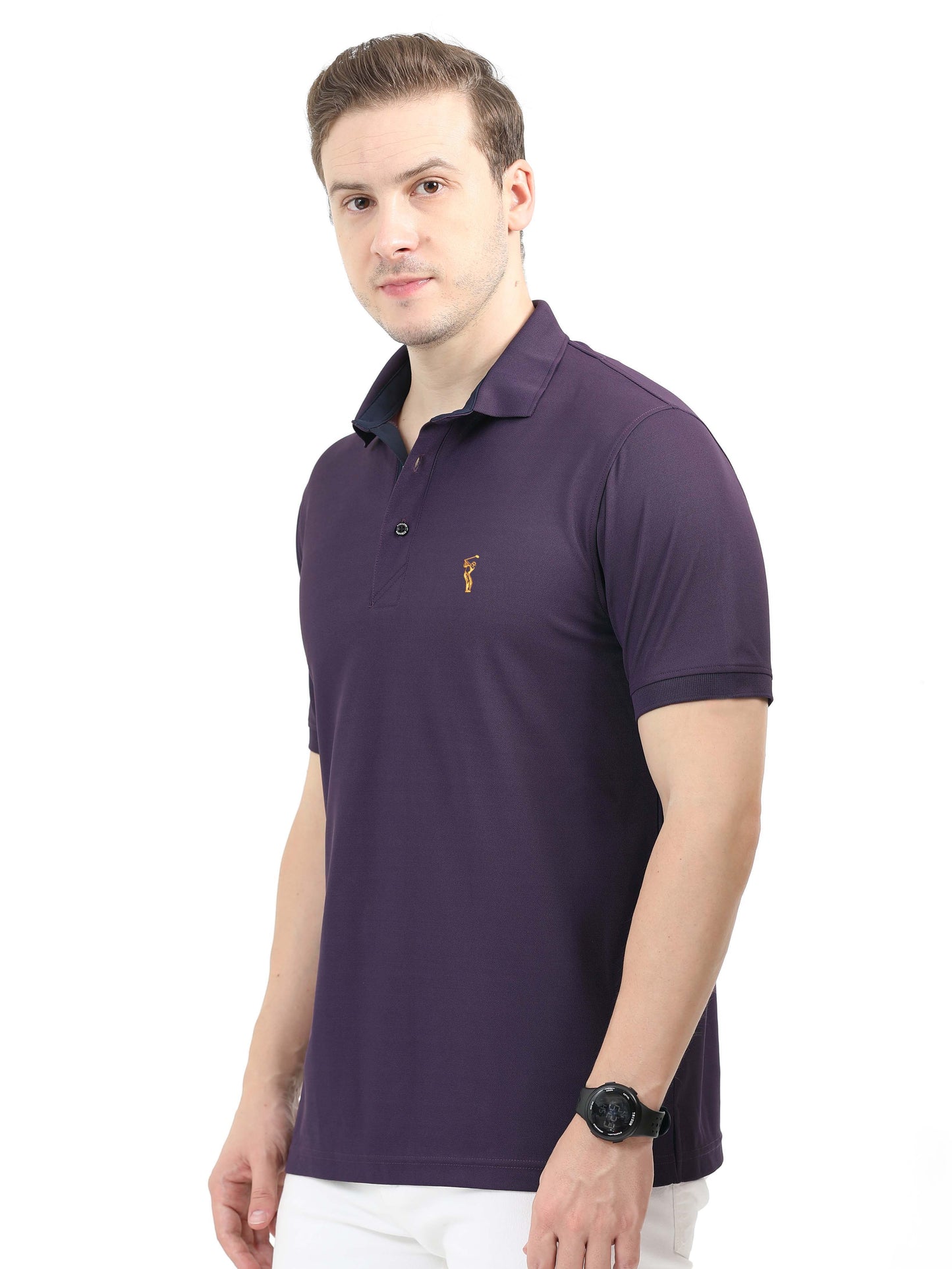 Black Currant Premium Golf Polo T-Shirt