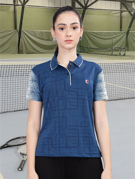 Blue Women's Sportswear T Shirt