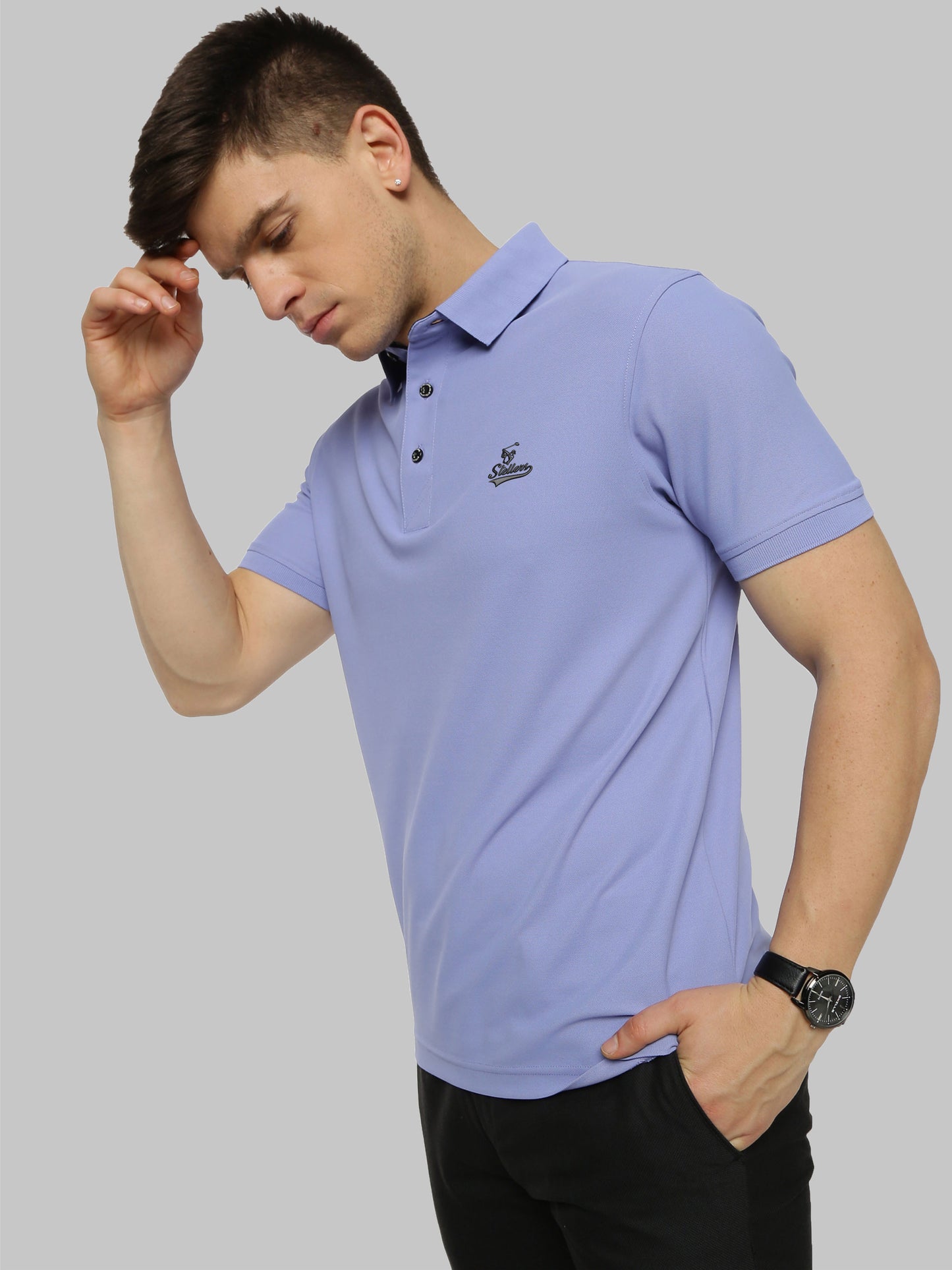 Light Purple Signature Golf Polo T-Shirt
