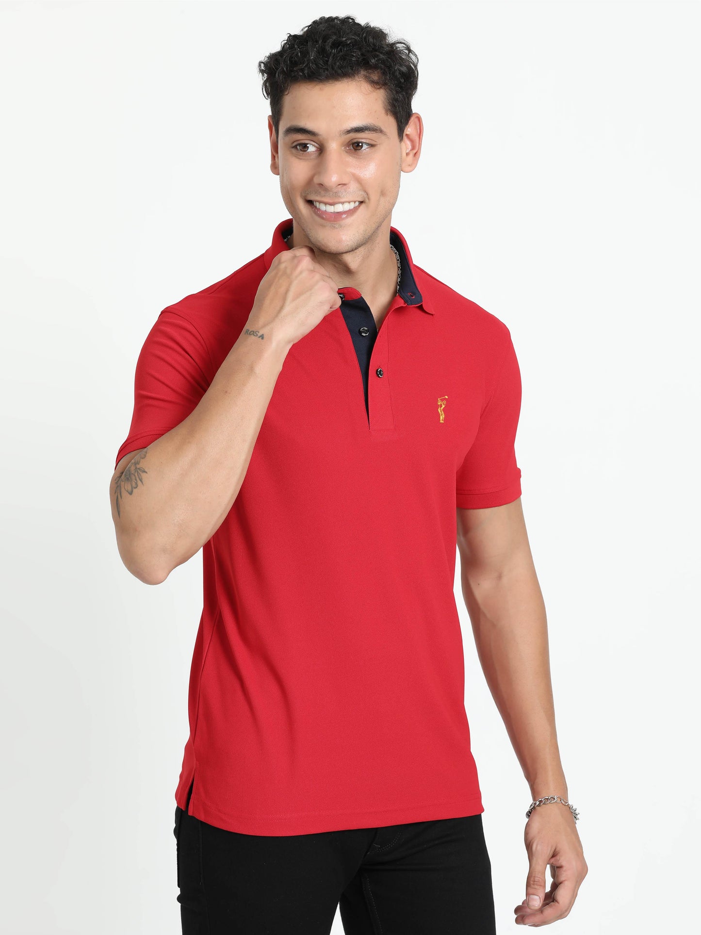 Red Premium Golf Polo T-Shirt
