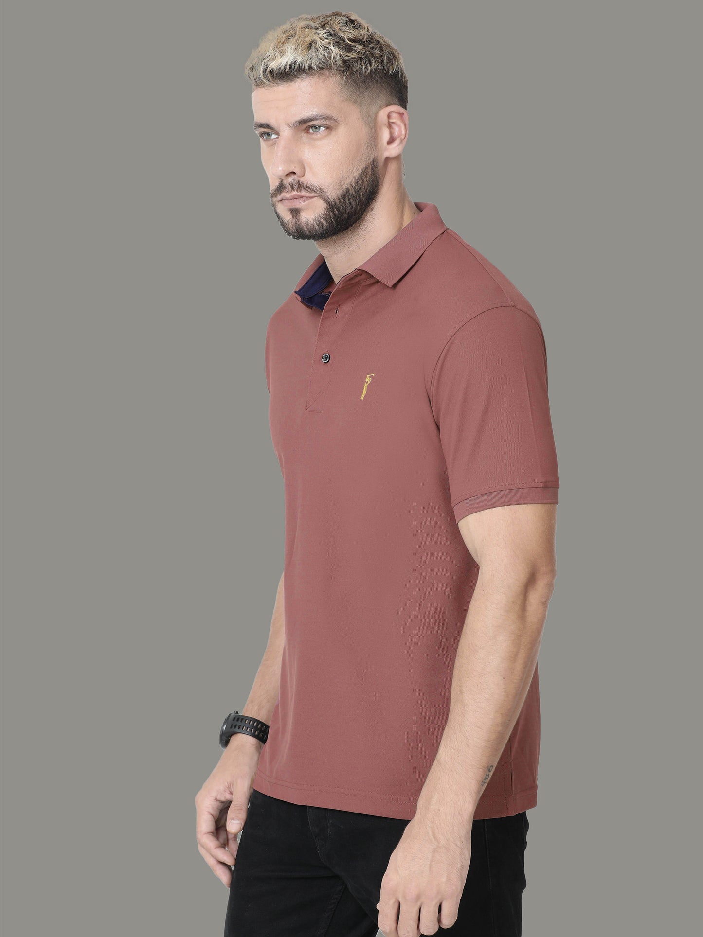 Mauve Premium Golf Polo T-Shirt