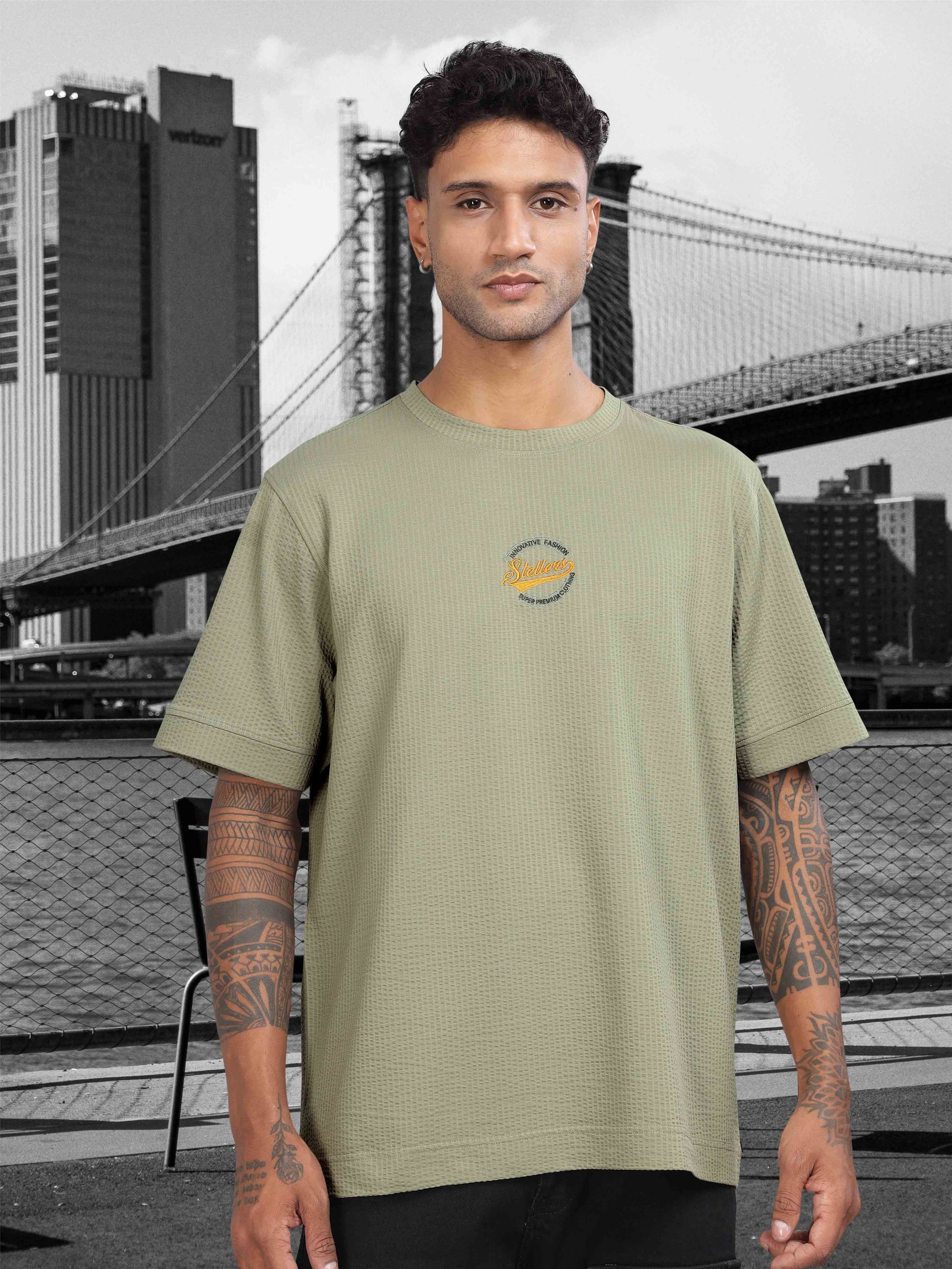 Moose Grey Men’s Oversize T Shirt