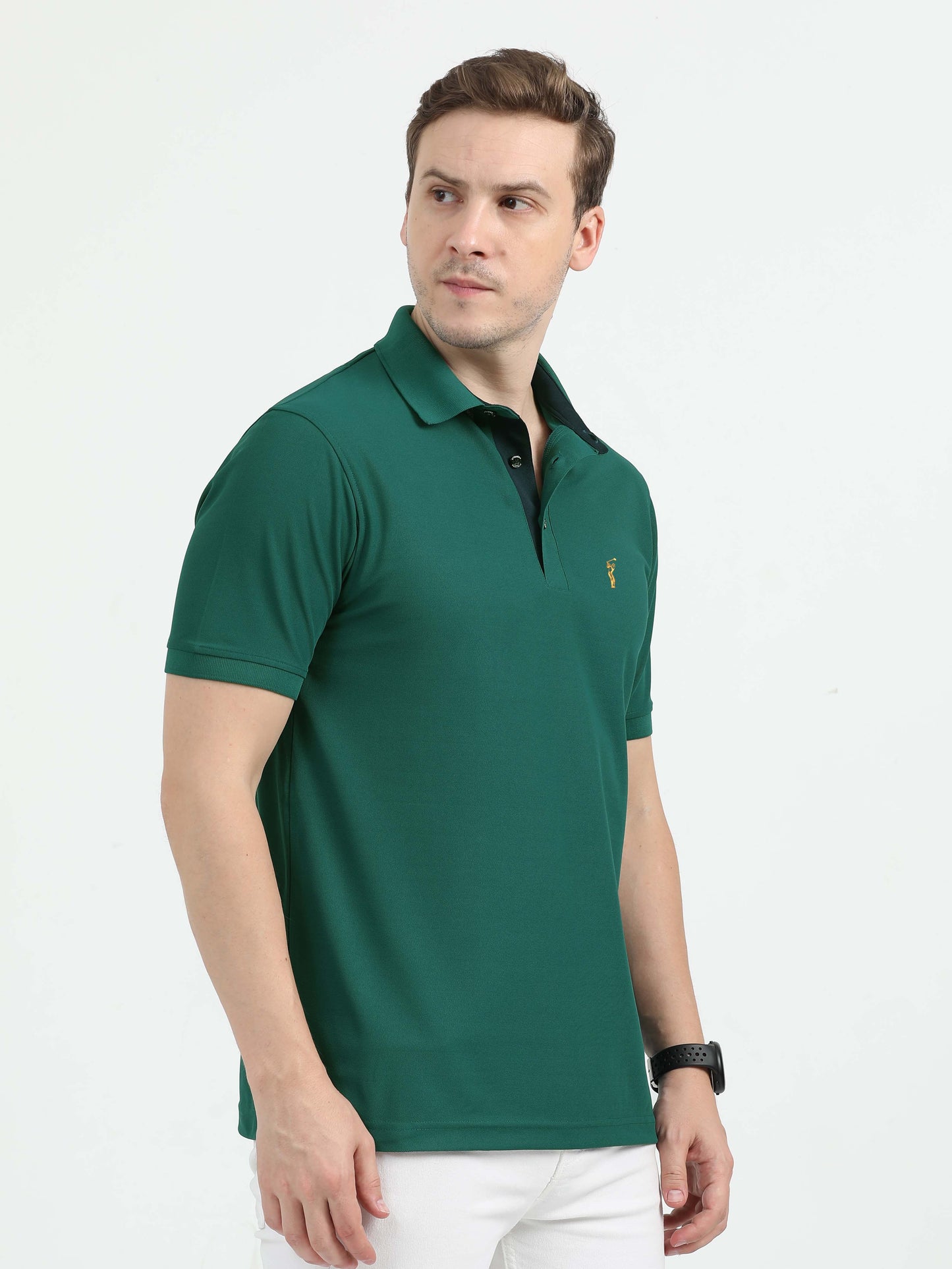 Teal Green Premium Golf Polo T-Shirt