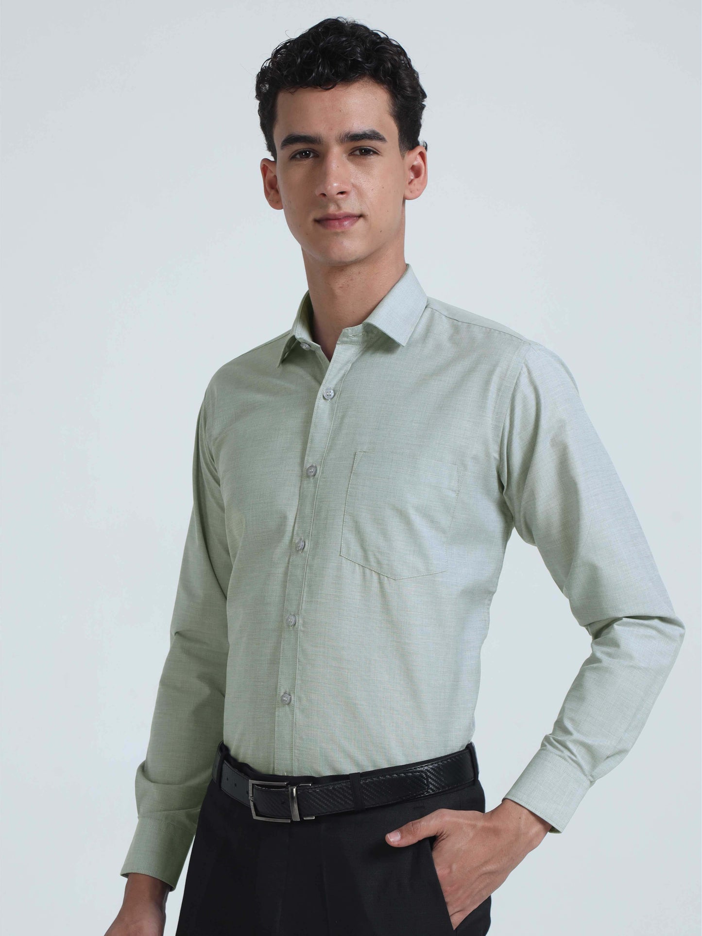  Ash Grey Plus Size Filla Formal Shirt