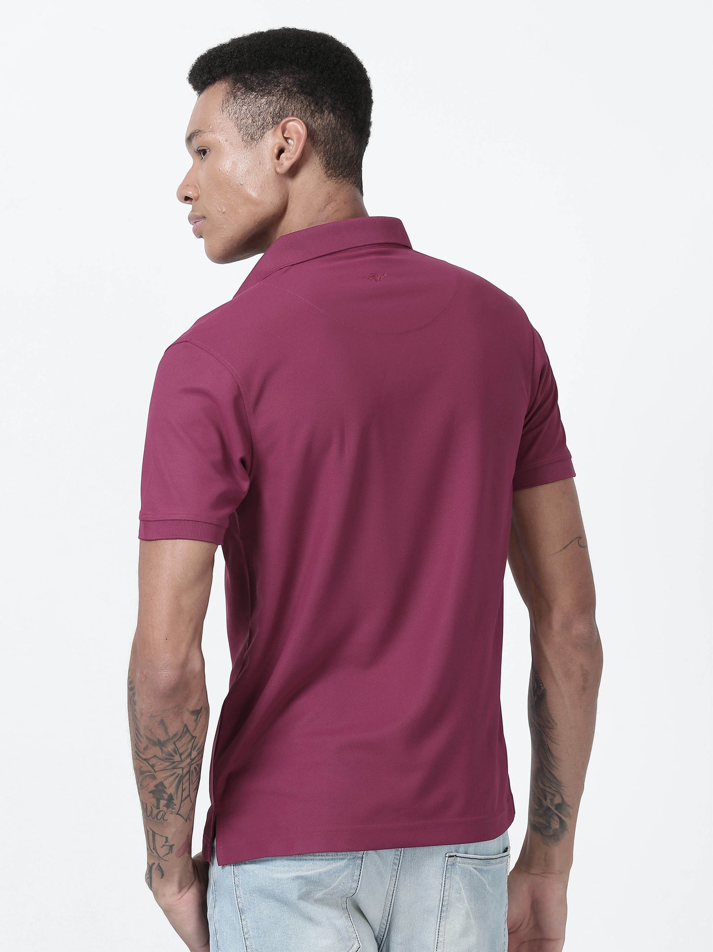 Megenta Polo T Shirt for Men