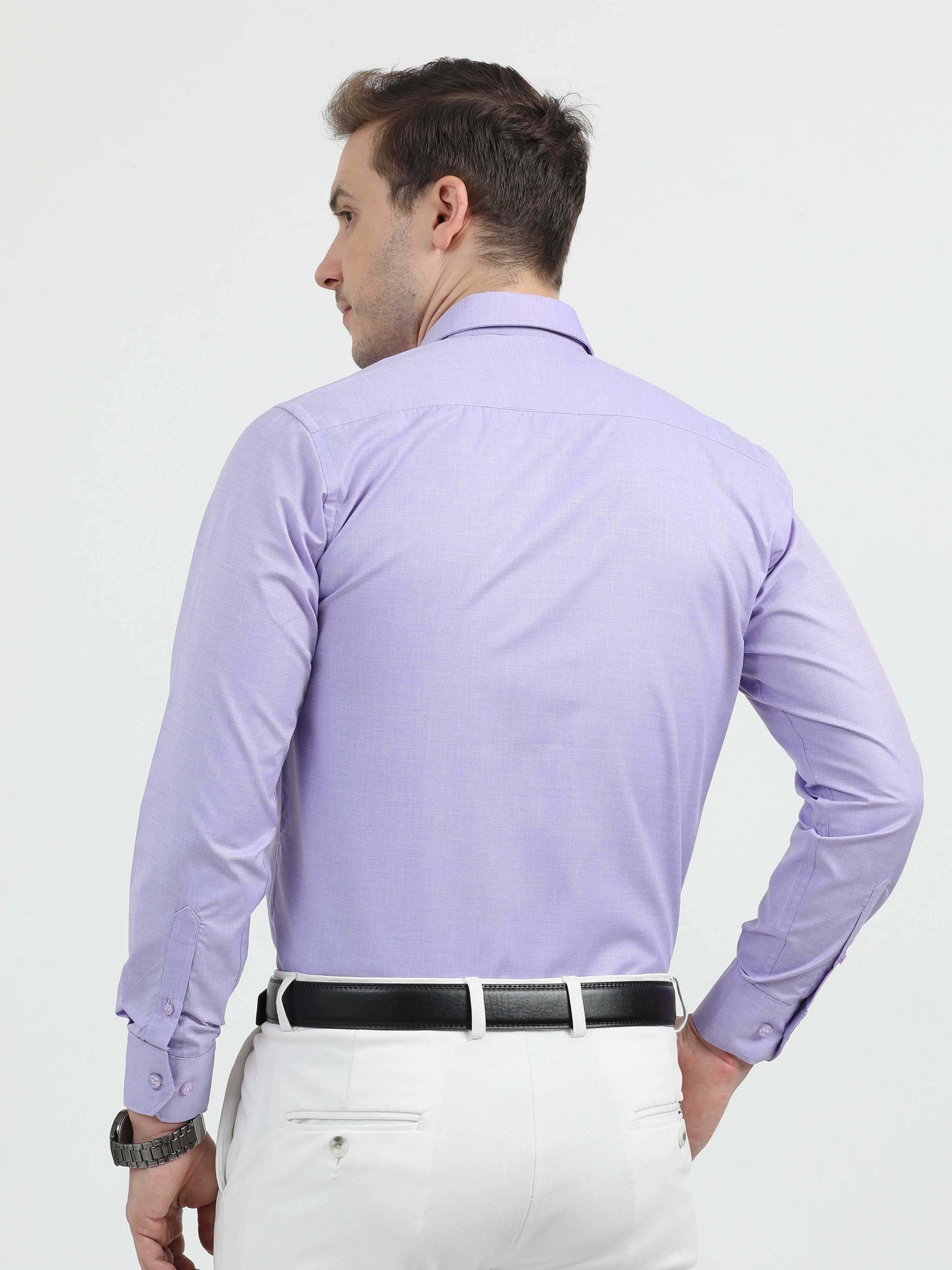 Purple  Men's Premium Filla Fill Office Formals