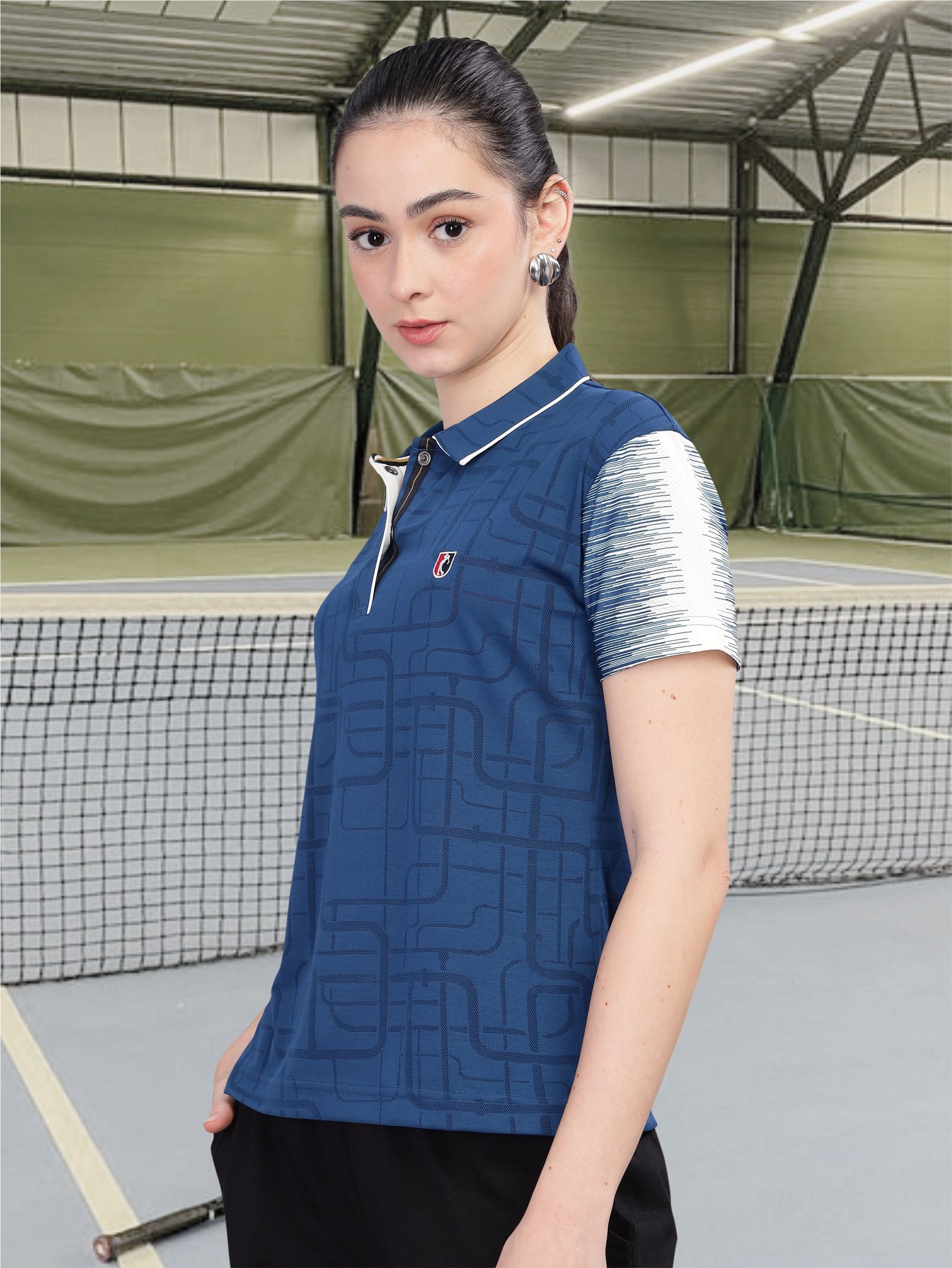 Blue Women's Sportswear T Shirt
