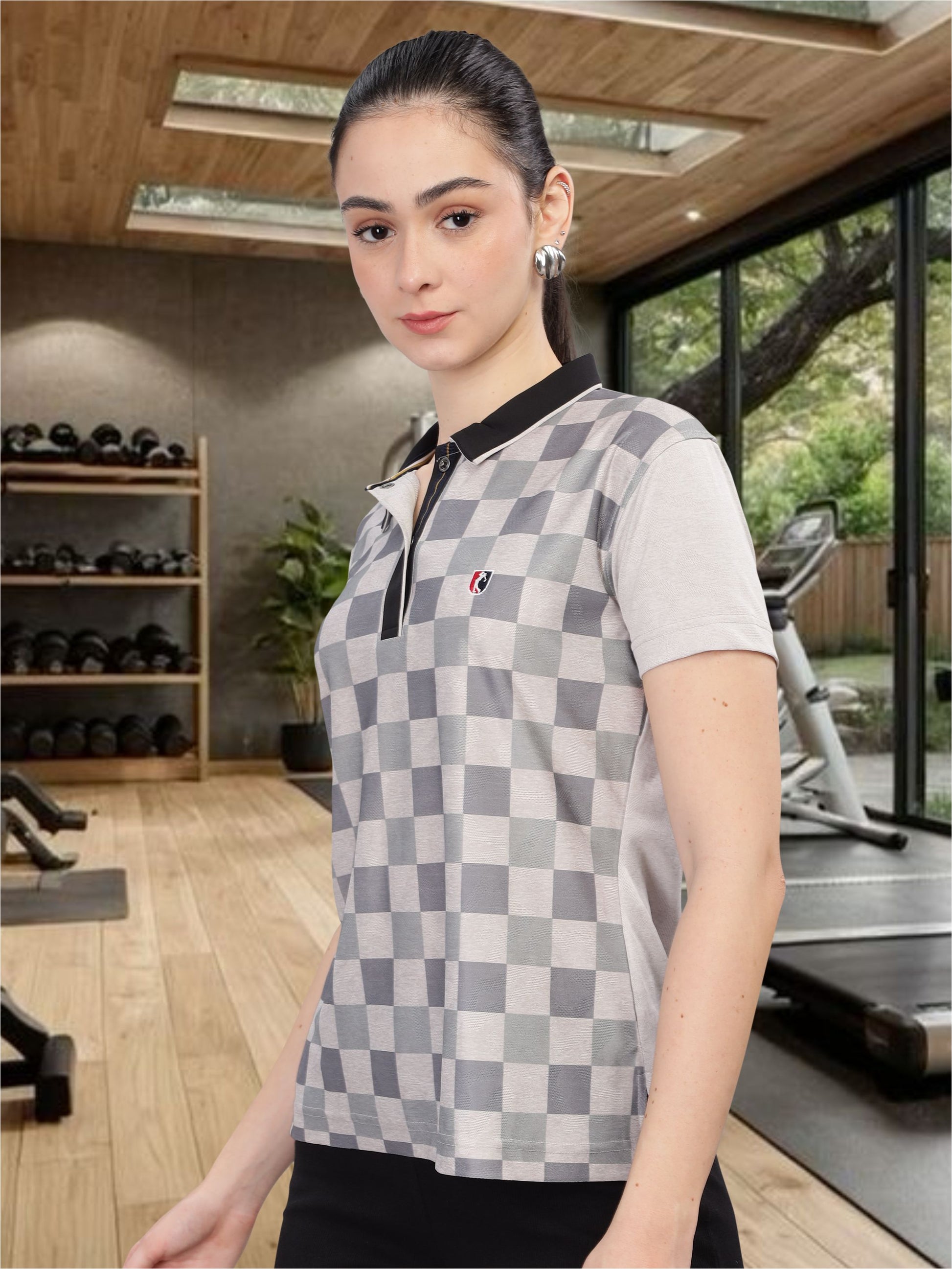 Ash Grey Women's Sportswear T Shirt