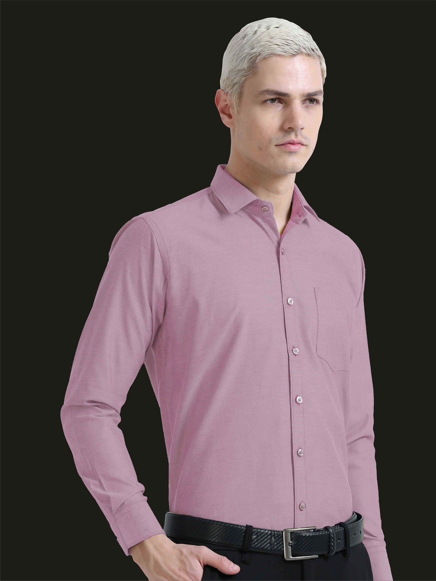 Pink Oxford Formal Shirts for Men