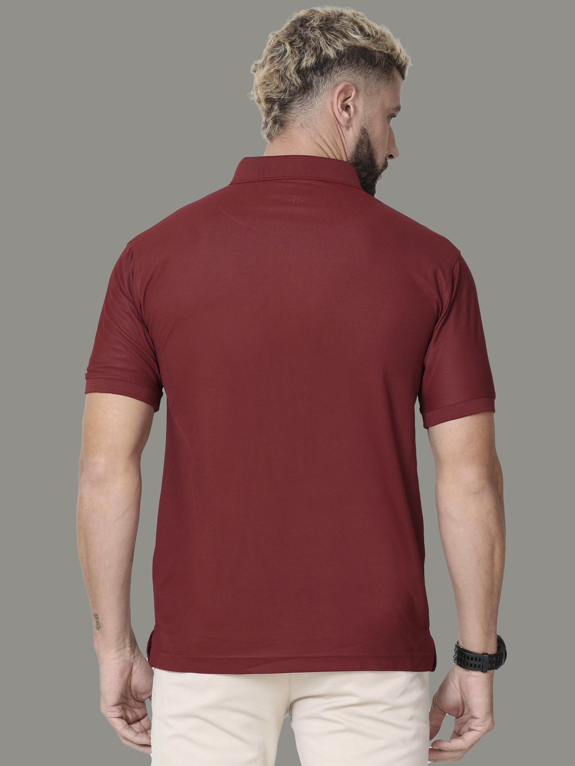 Marron Polo T Shirt for Men
