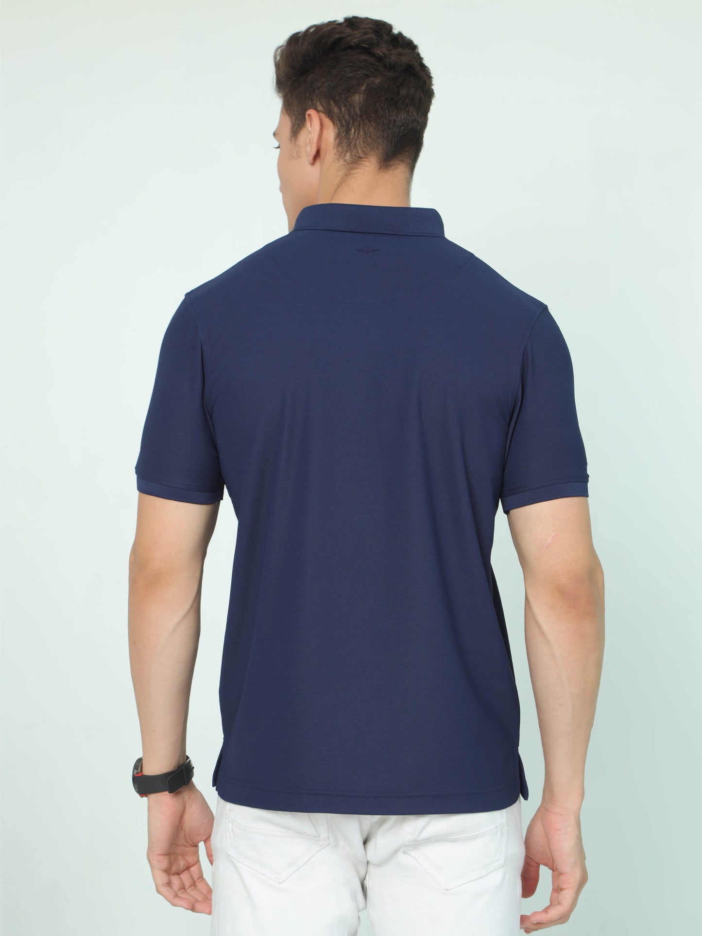 Navy Blue Polo T Shirt for Men