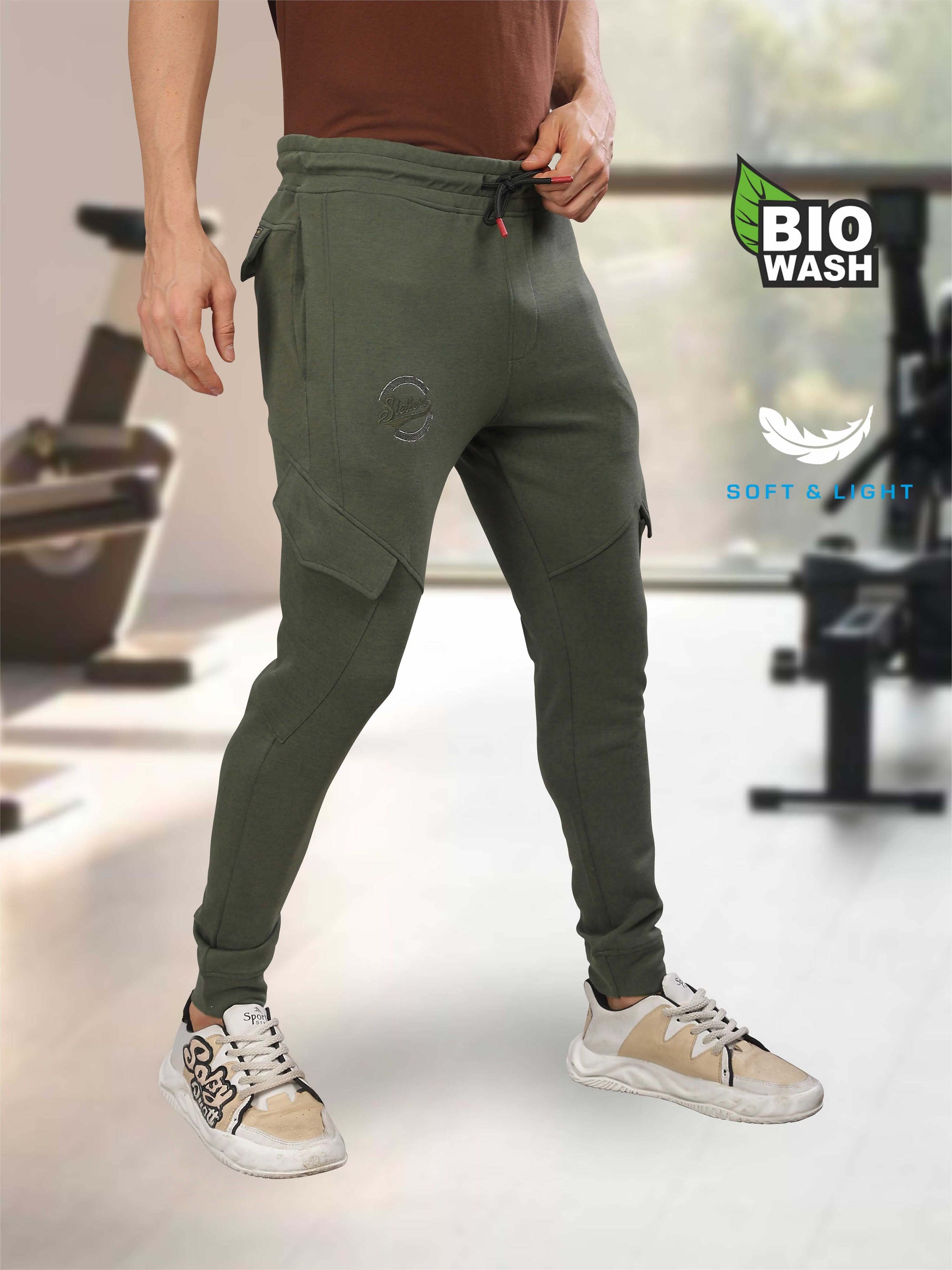 Olive Green Track Pant for Men
