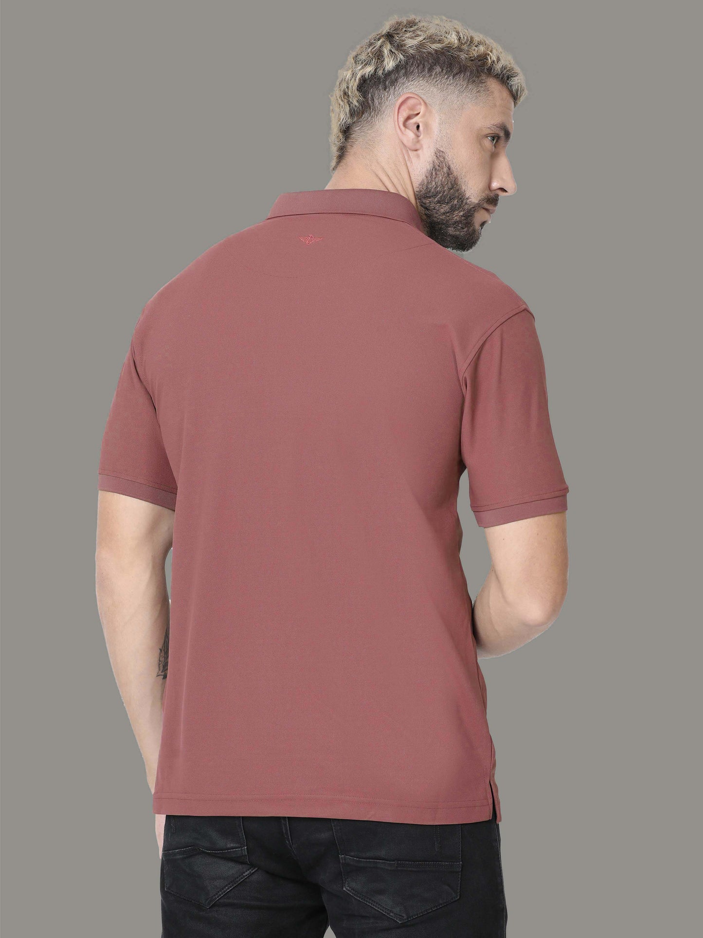 Mauve Premium Golf Polo T-Shirt