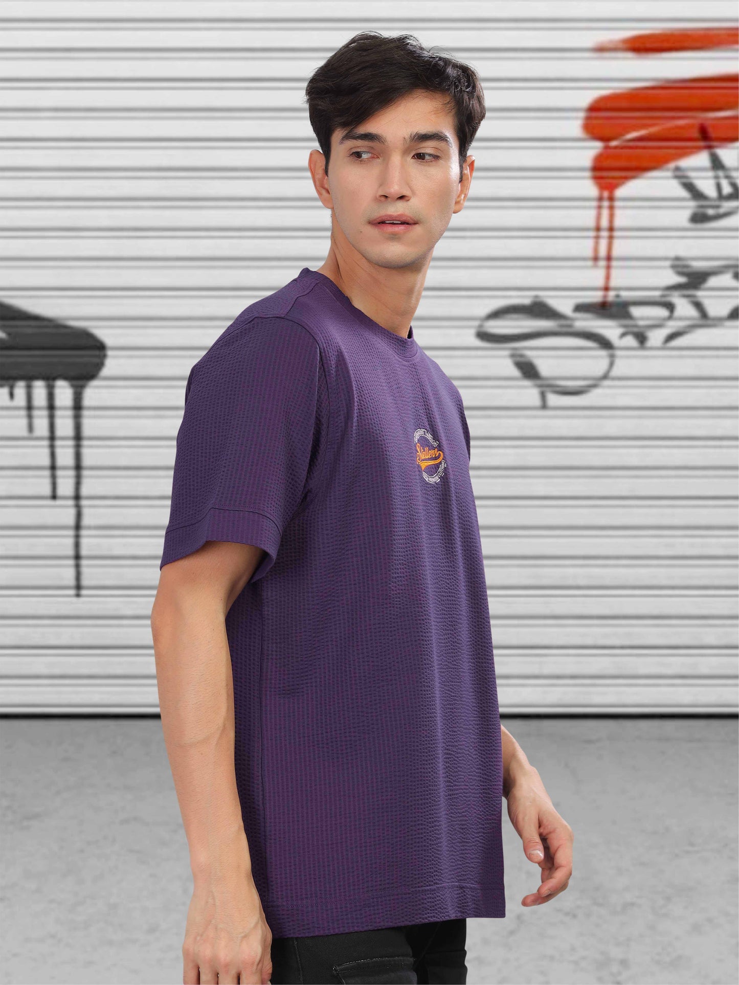 Black Currant Men's Oversize T Shirt