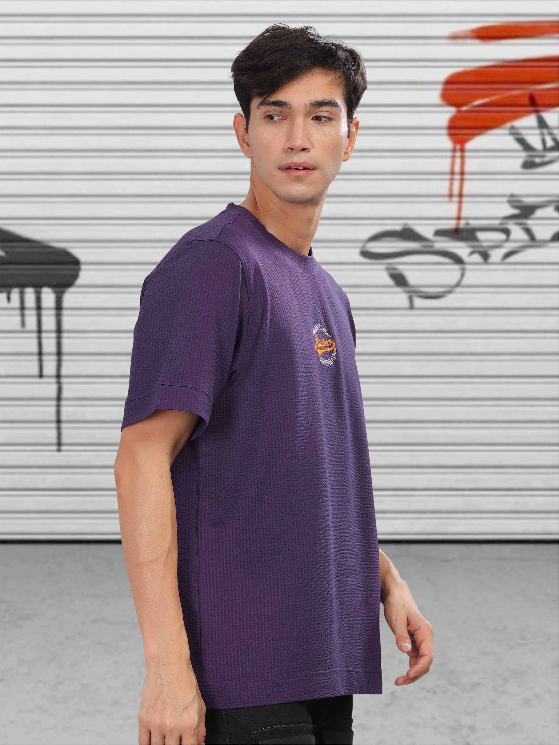 Black Currant Men's Oversize T Shirt
