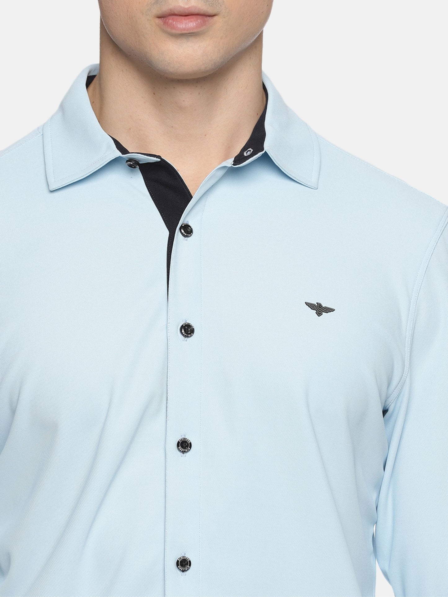 Ice Blue Men's Premium Nano-Dry Shirt
