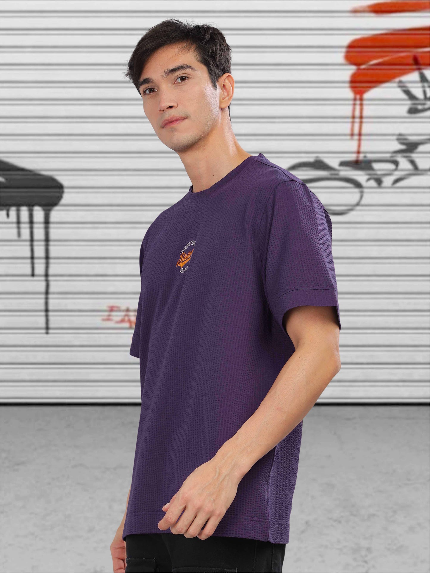 Black Currant Men's Oversize T Shirt