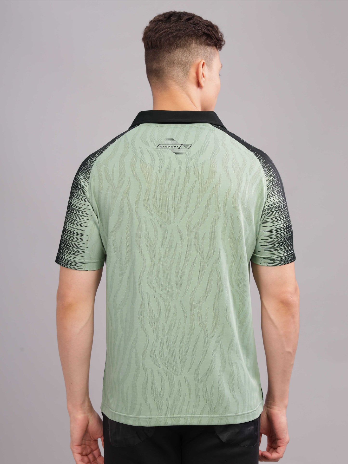 Green Men’s Printed Active Wear T Shirts for Men