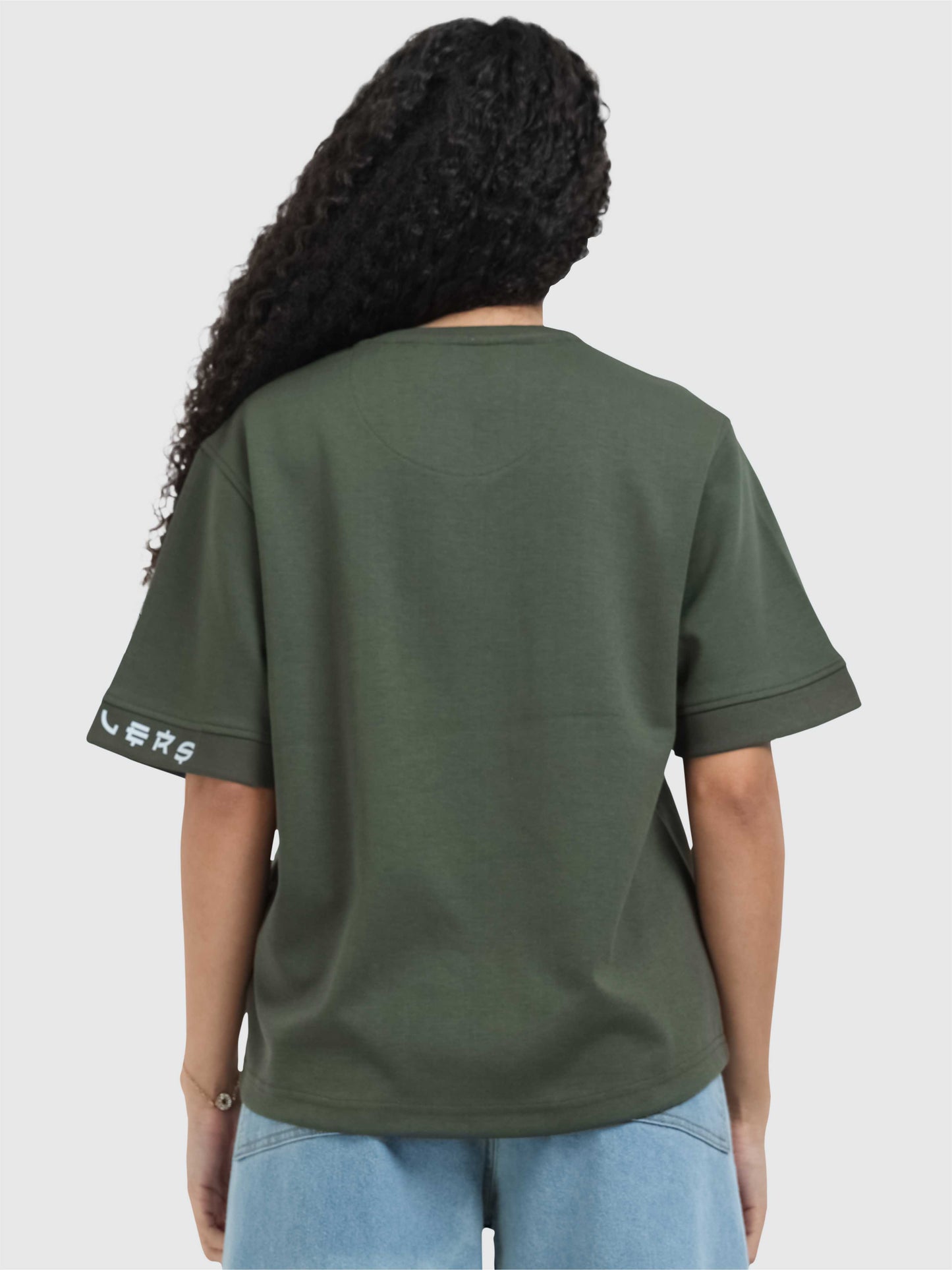 Women Oversized T-Shirt - Olive Green | Feather Touch Feel | Odour Resistant | Quick Dry | Stretchable | Lightweight
