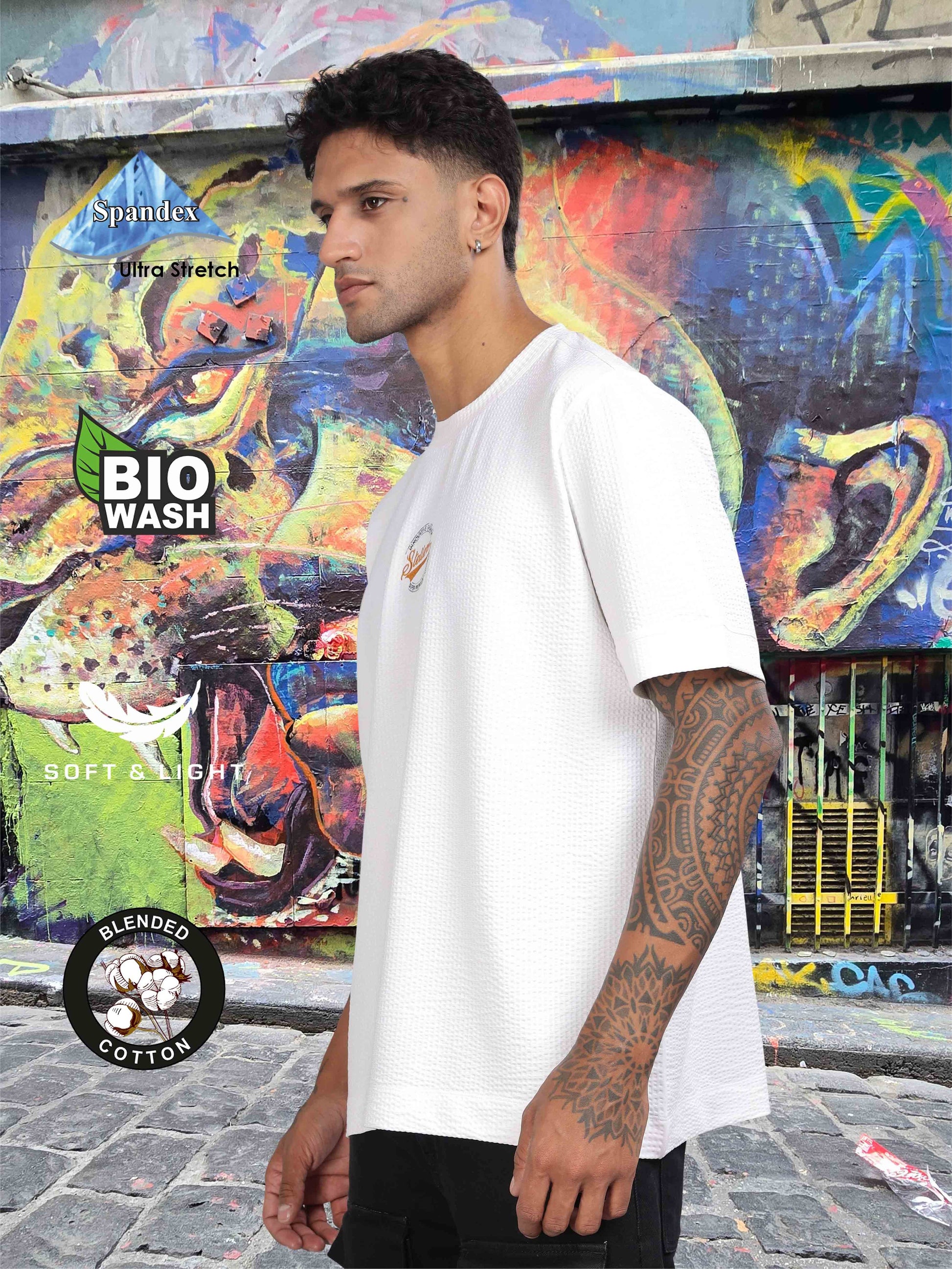 White Men’s Oversize T Shirt