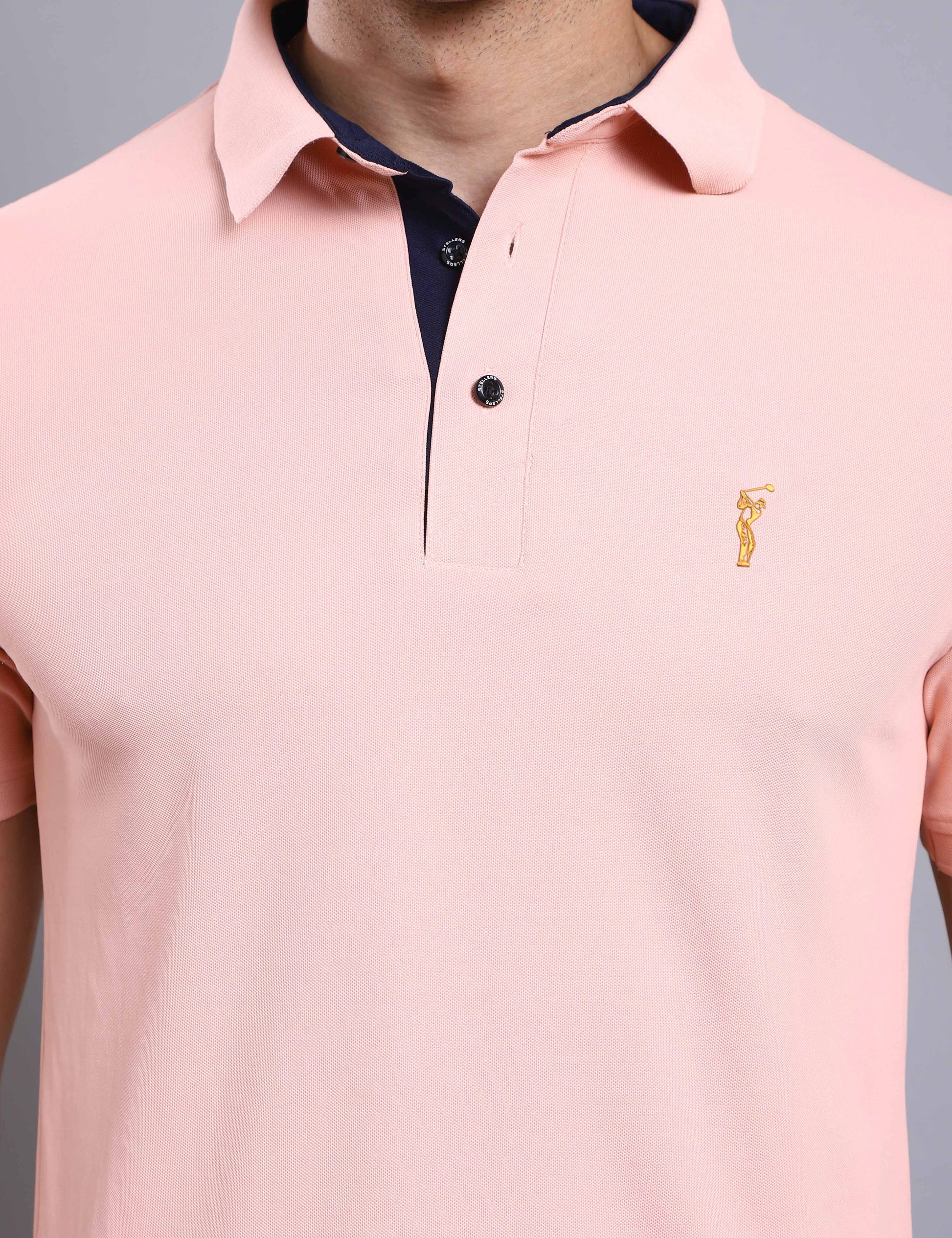 Rose Dust Polo T Shirt for Men