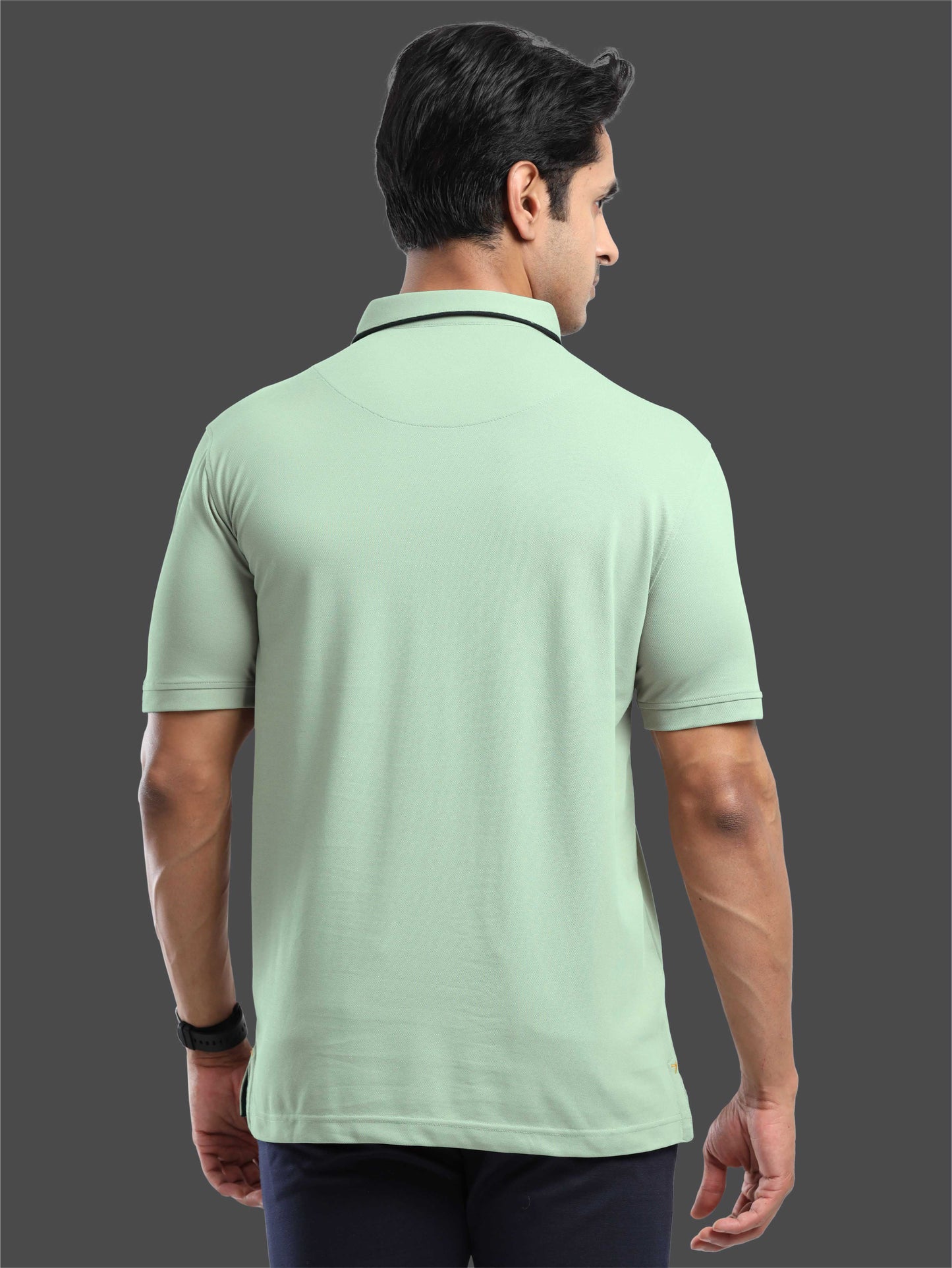 Men Premium SoftBerry PQ Polo T-Shirt - Sea Green