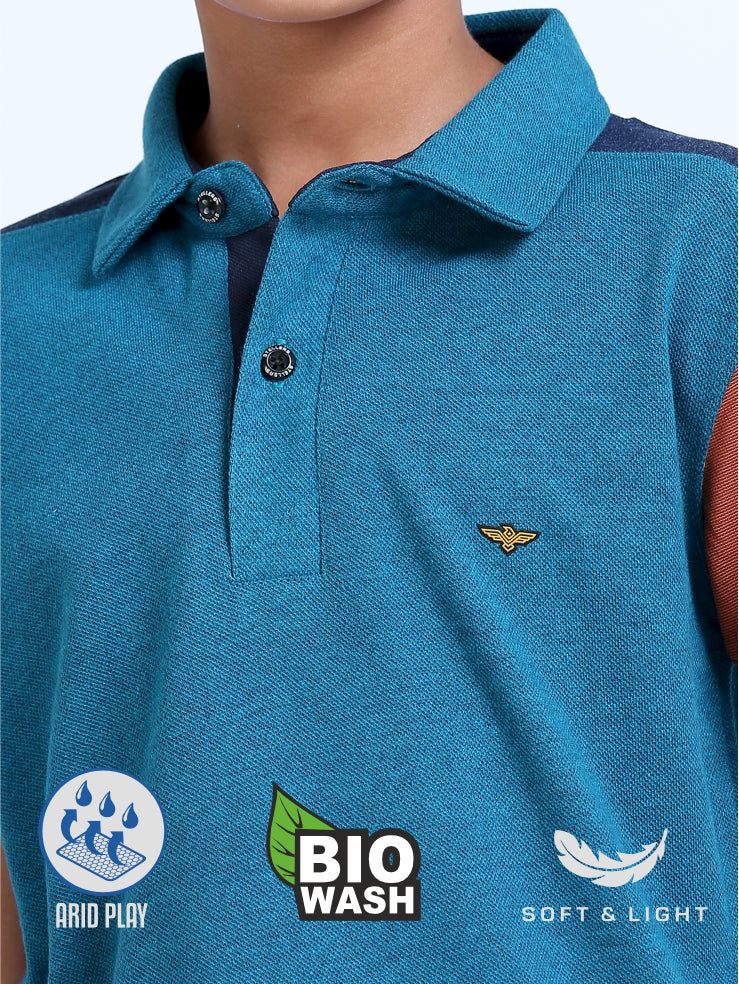 Jade Green Boy's ADC Polo T-Shirt