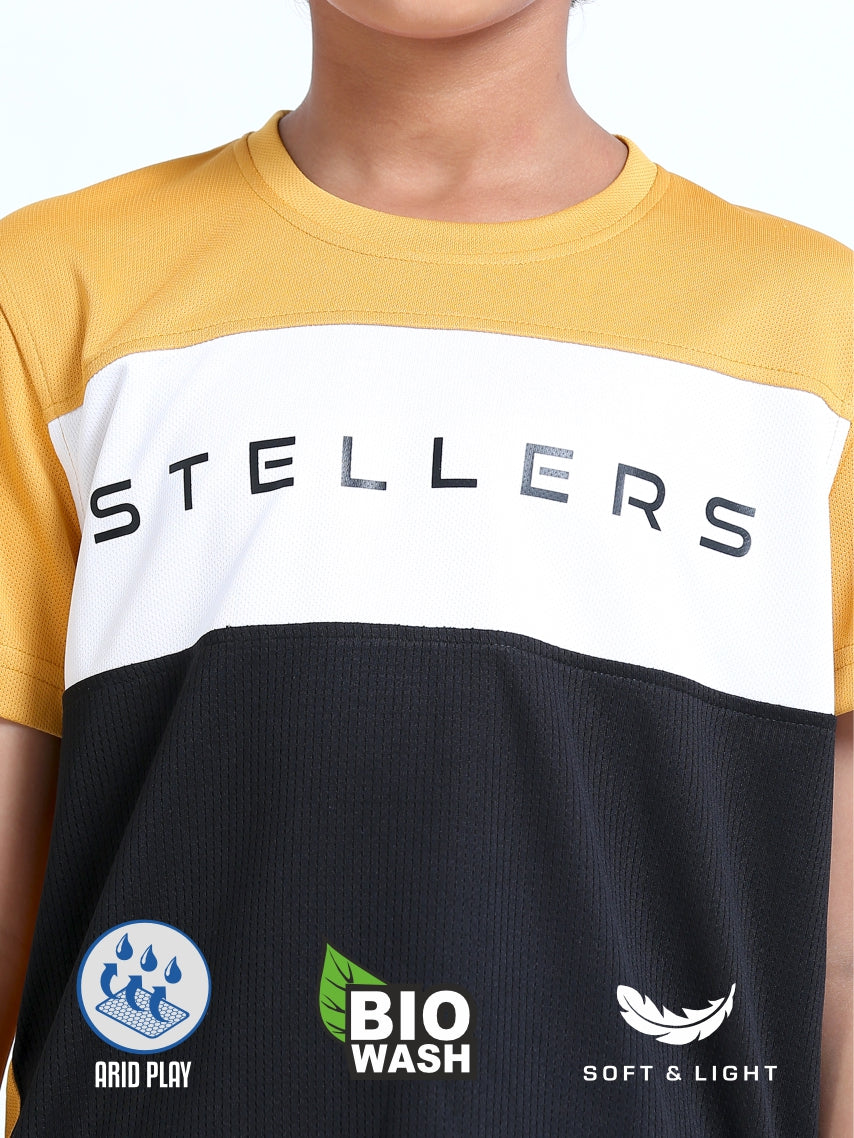 Black Center Panel T-Shirt