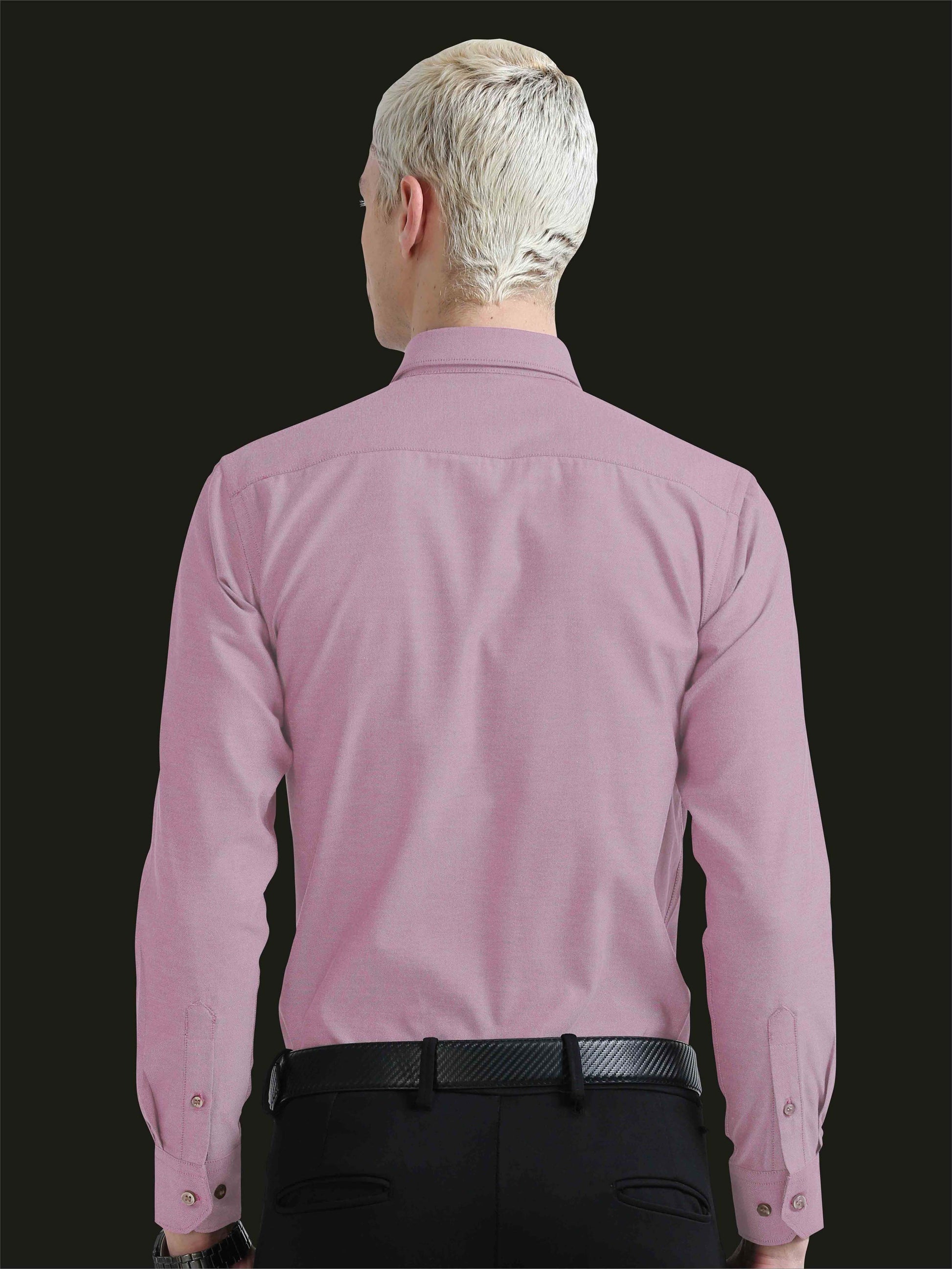 Pink Oxford Formal Shirts for Men