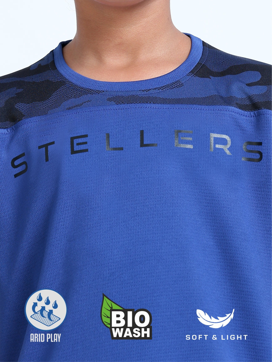 Royal Blue Camo Boy's T-Shirt