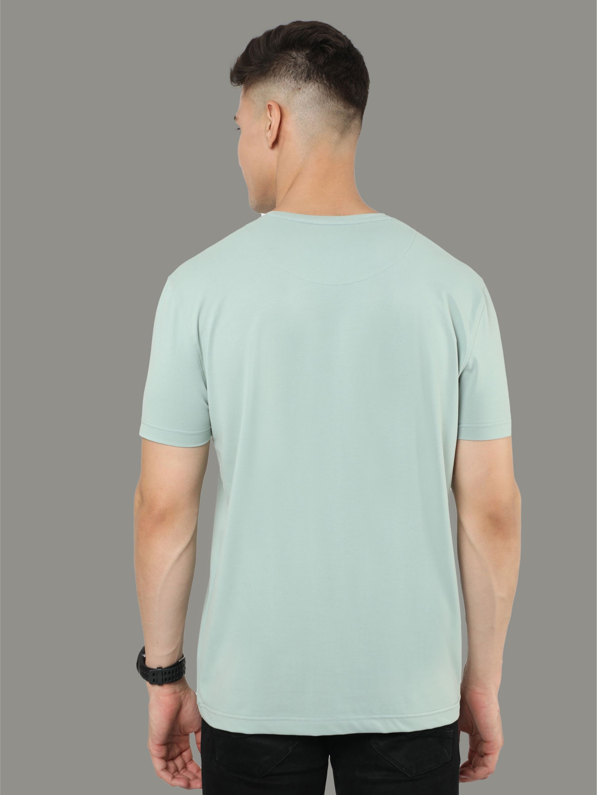 Ocean Green Men’s Crew Neck T Shirt - Round Neck T Shirts