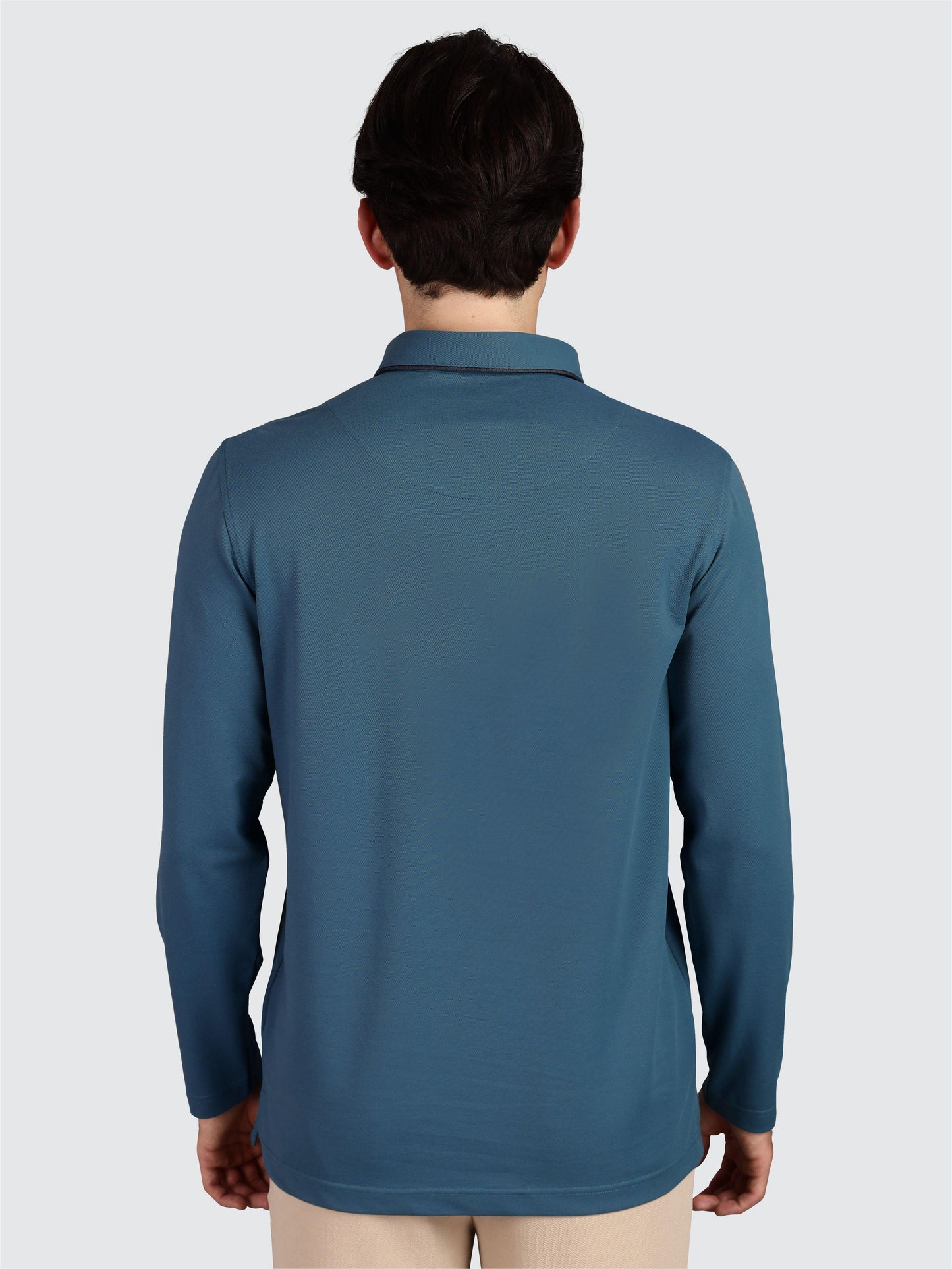 Teal Blue Soft Berry PQ Full Sleeve T Shirt for Men